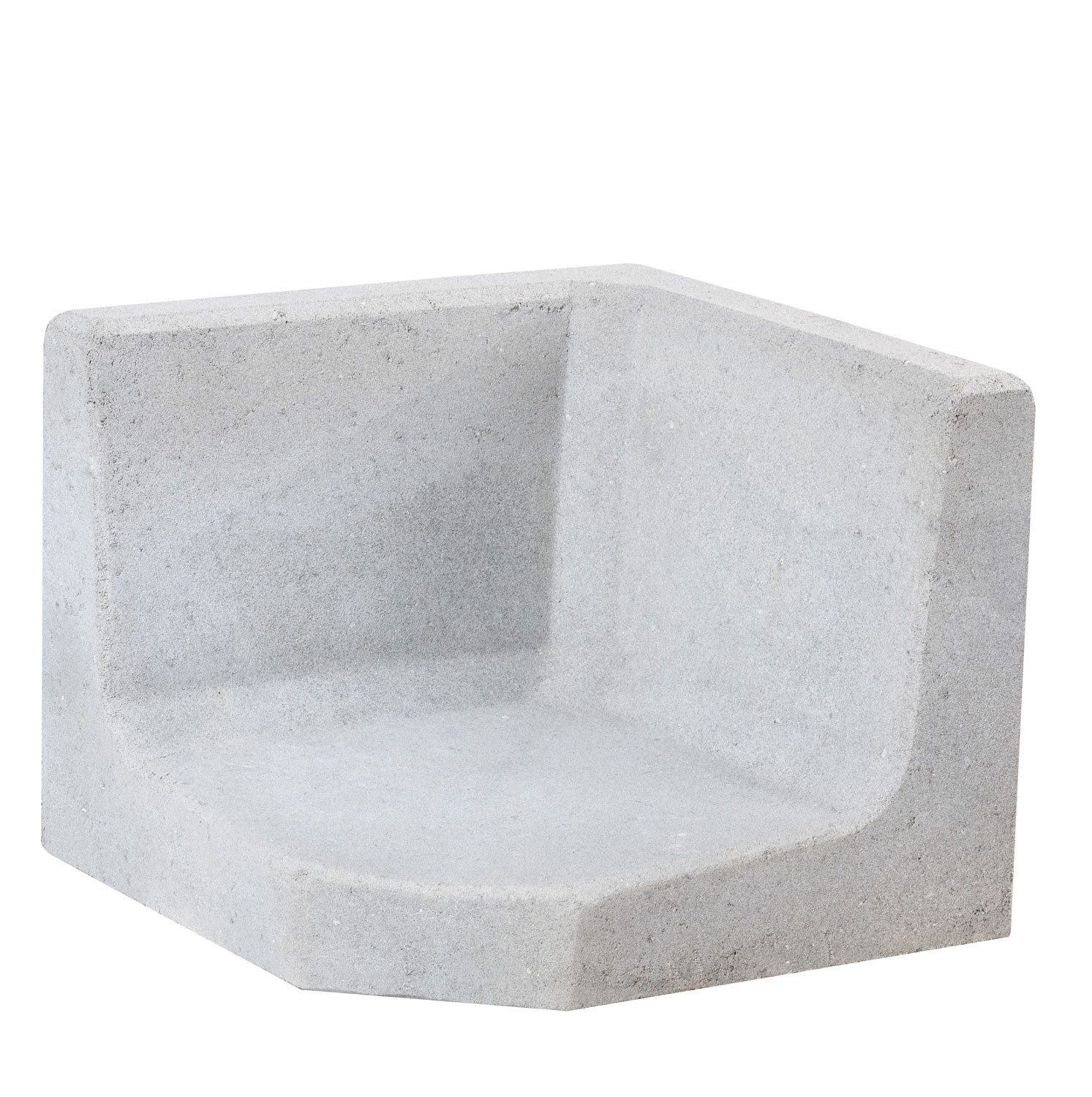 Diephaus Mauerstein L-STEIN- ECKE GRAU 40/50/50/7 CM