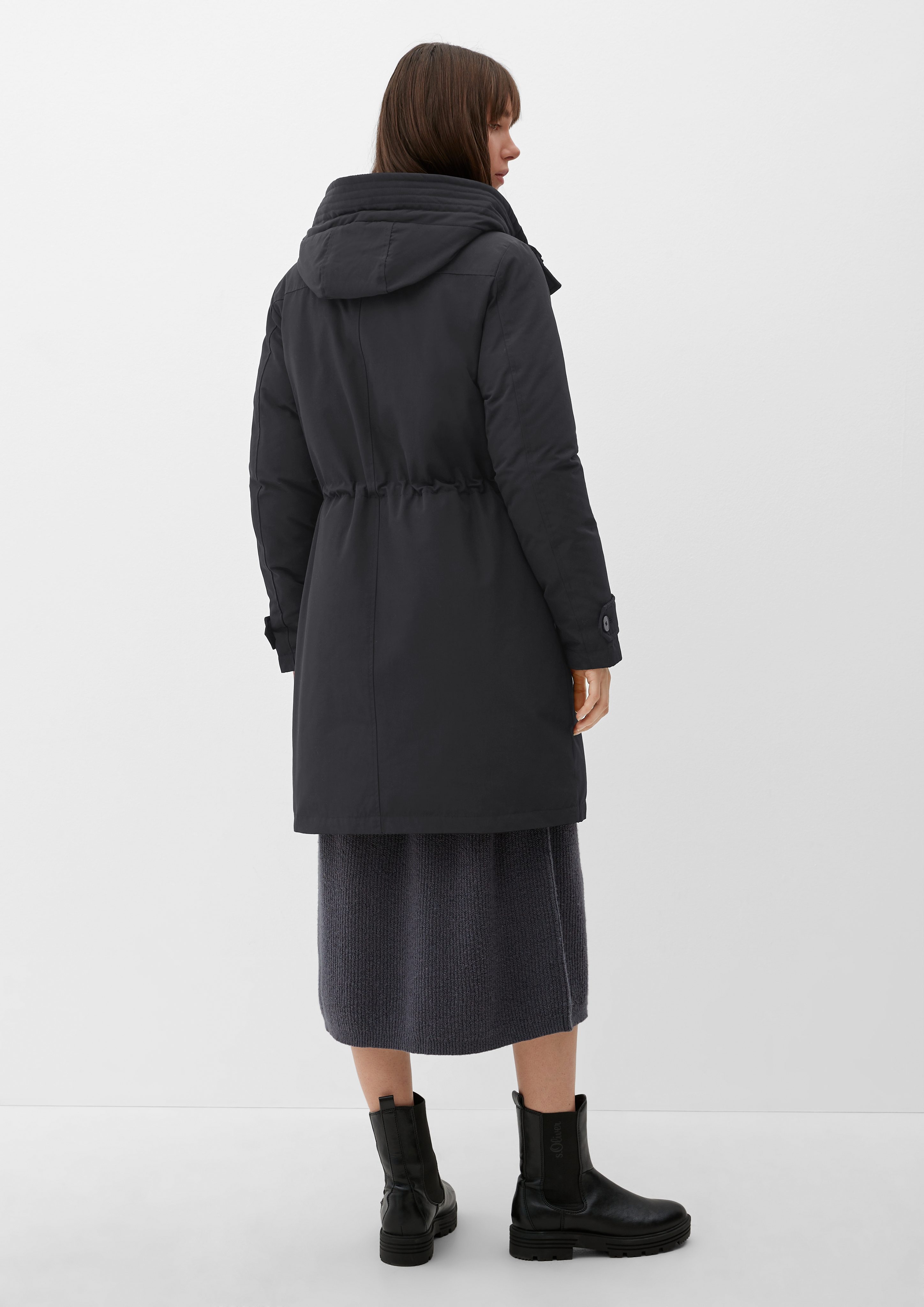 s.Oliver Funktionsmantel Parka mit Wattierung black