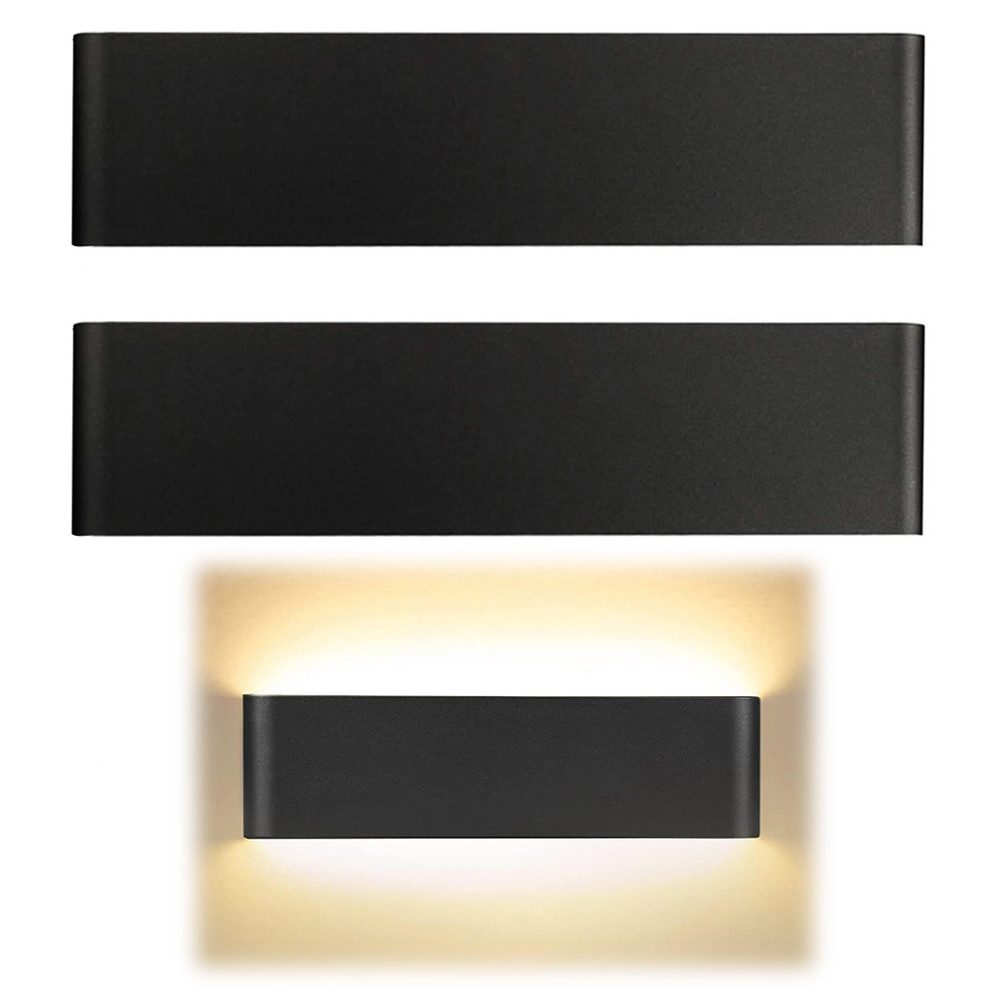 Jibenhome Wandleuchte LED Flurlampe Innen, 12W günstig online kaufen