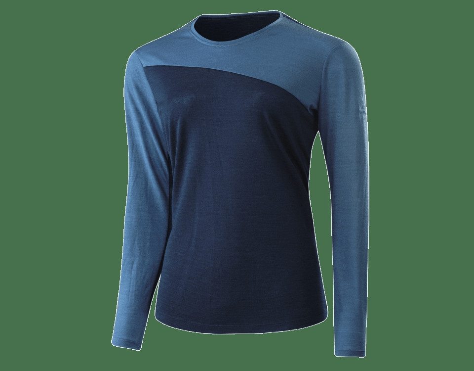 Löffler Langarmshirt W L/S BLOCKSHIRT MERINO-TENCEL