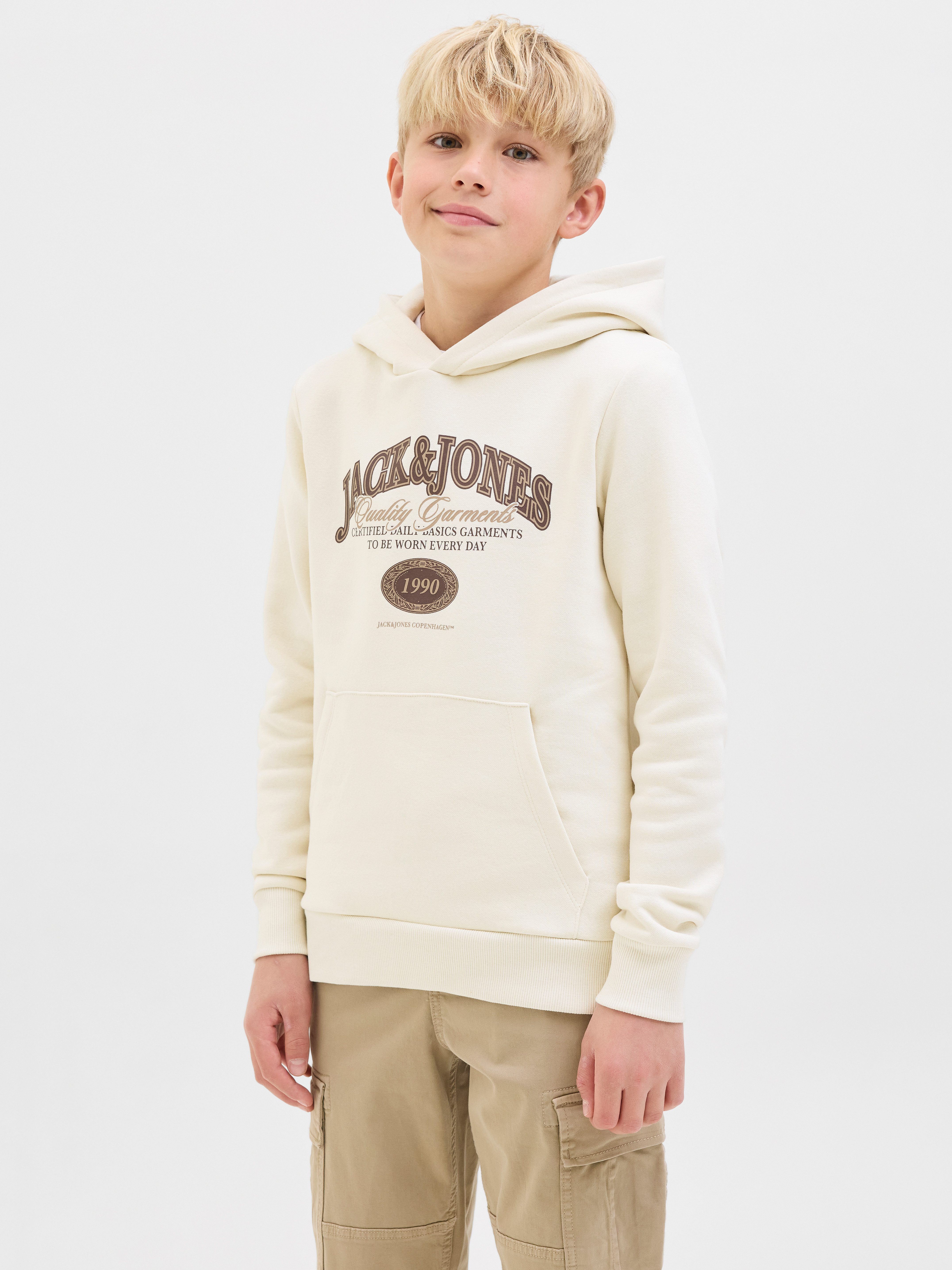 Jack & Jones Junior Kapuzensweatshirt JJARI BRANDING SWEAT HOOD JNR