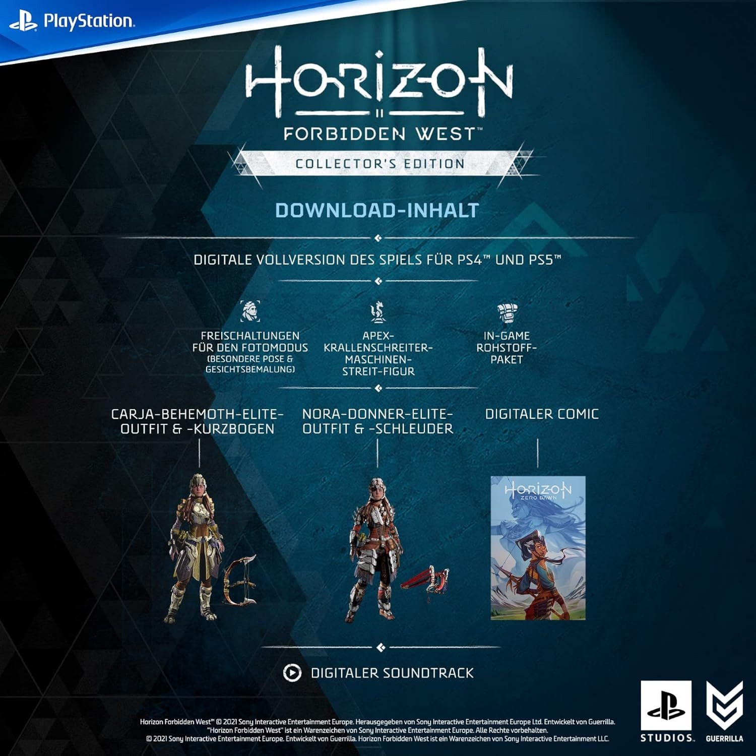 Horizon: Forbidden West Collector's Edition PS5 + PS4 PlayStation, Limited Edition