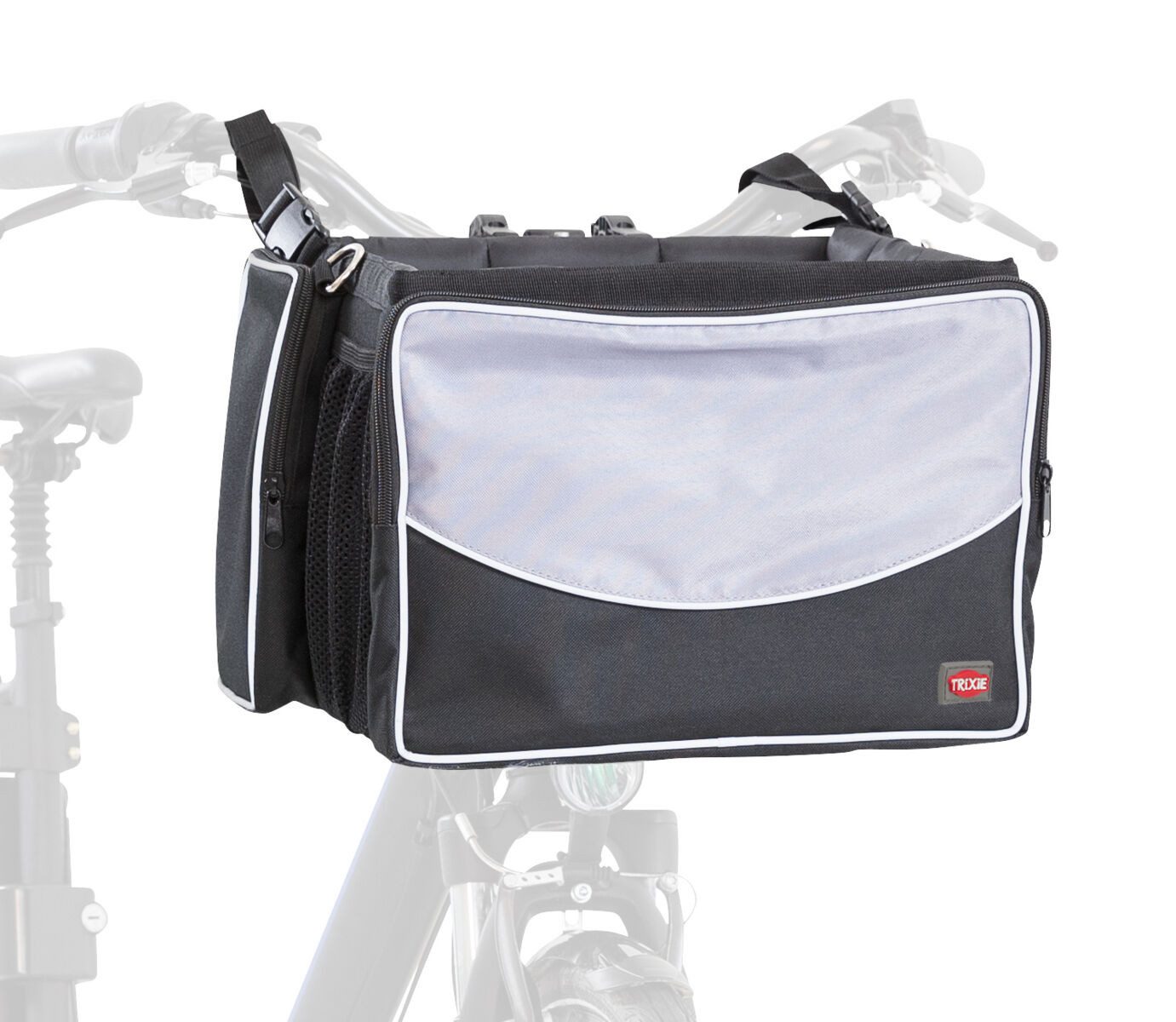 TRIXIE Tierfahrradkorb Hundefahrradkorb Front-Box für vorne mit Außentasche günstig online kaufen