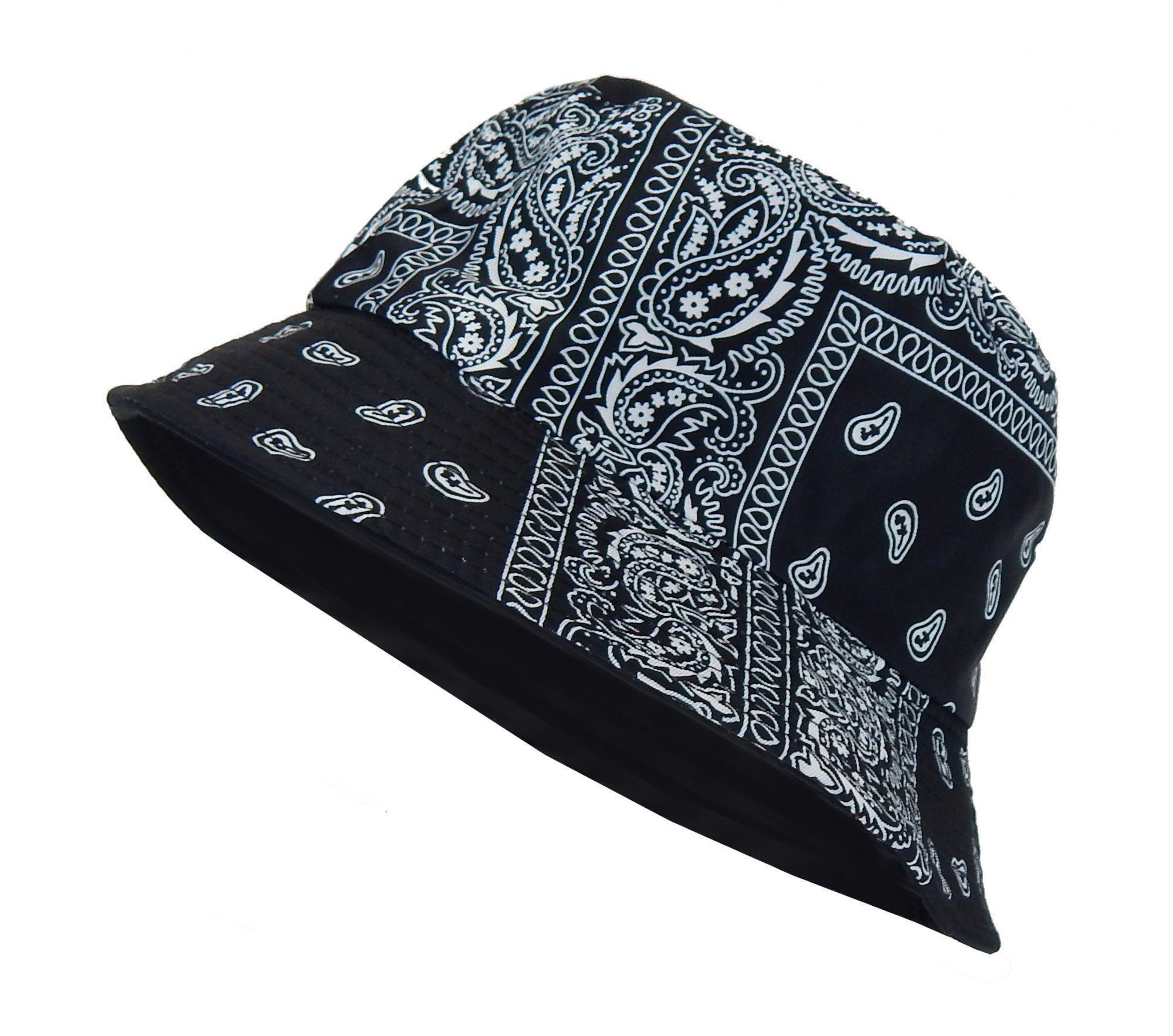 Ella Jonte Schlapphut 2-in-1 Bucket Hat Paisley Wendehut – Stylischer Sonnenschutz & Faltbar