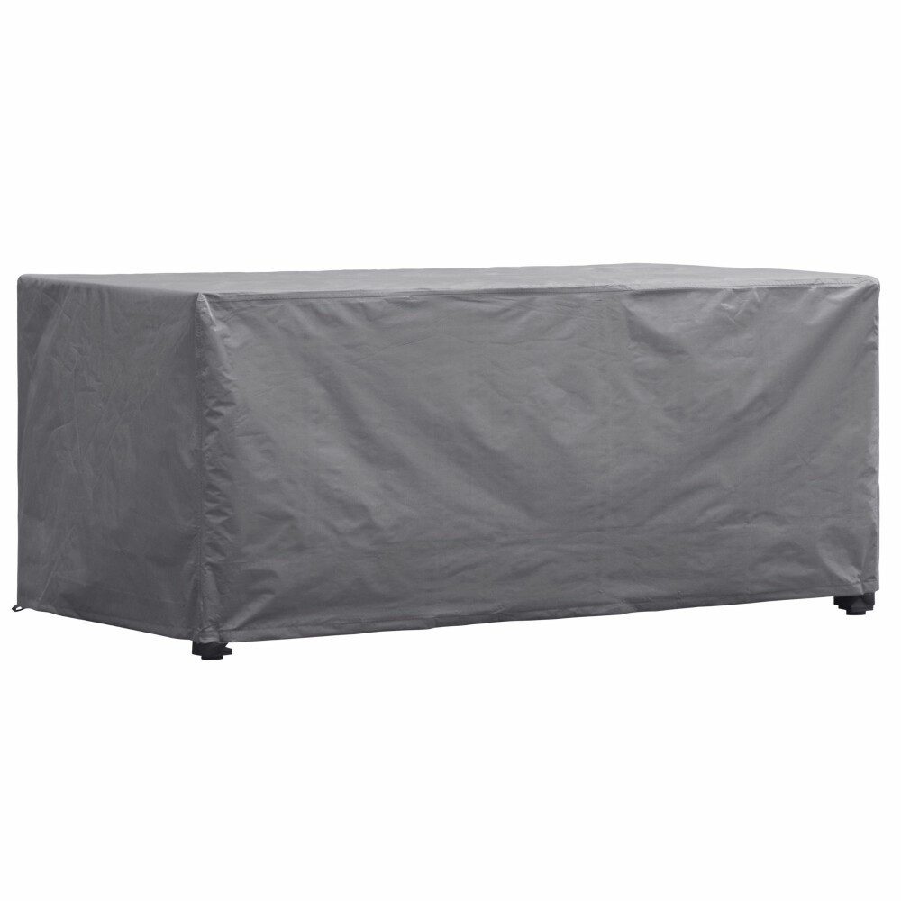 PEREL Bogenhülle Perel Schutzhülle für Tische bis zu 160 cm, Grau, rechteckig, 145 cm x