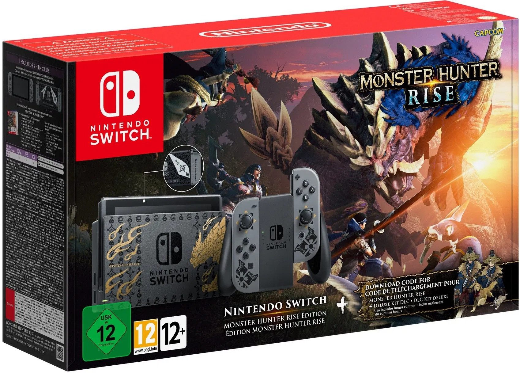 Nintendo Nintendo Switch Konsole Monster Hunter Rise Edition, Bundle Limited Edition