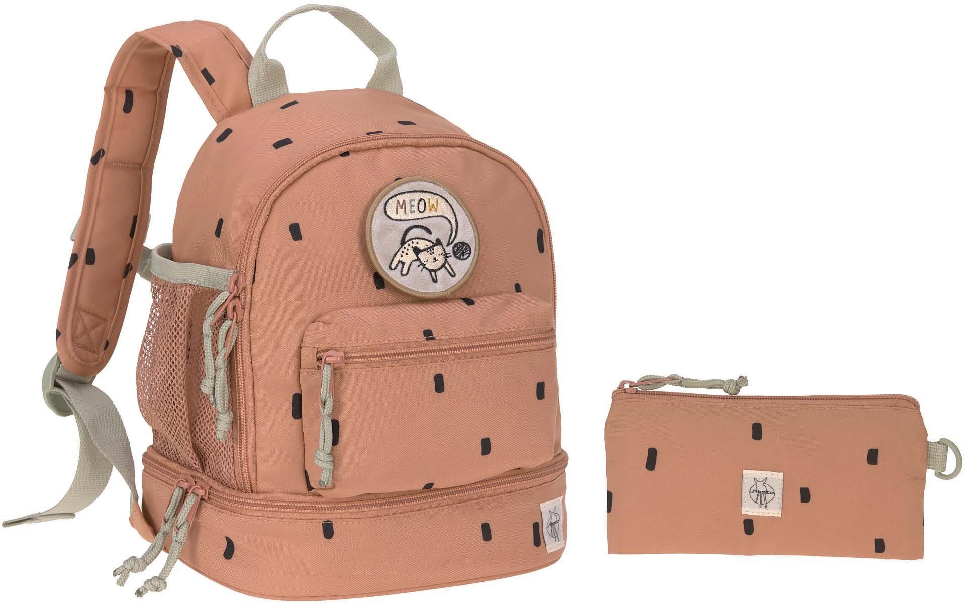 LÄSSIG Kinderrucksack Happy Prints, Mini Backpack, Caramel