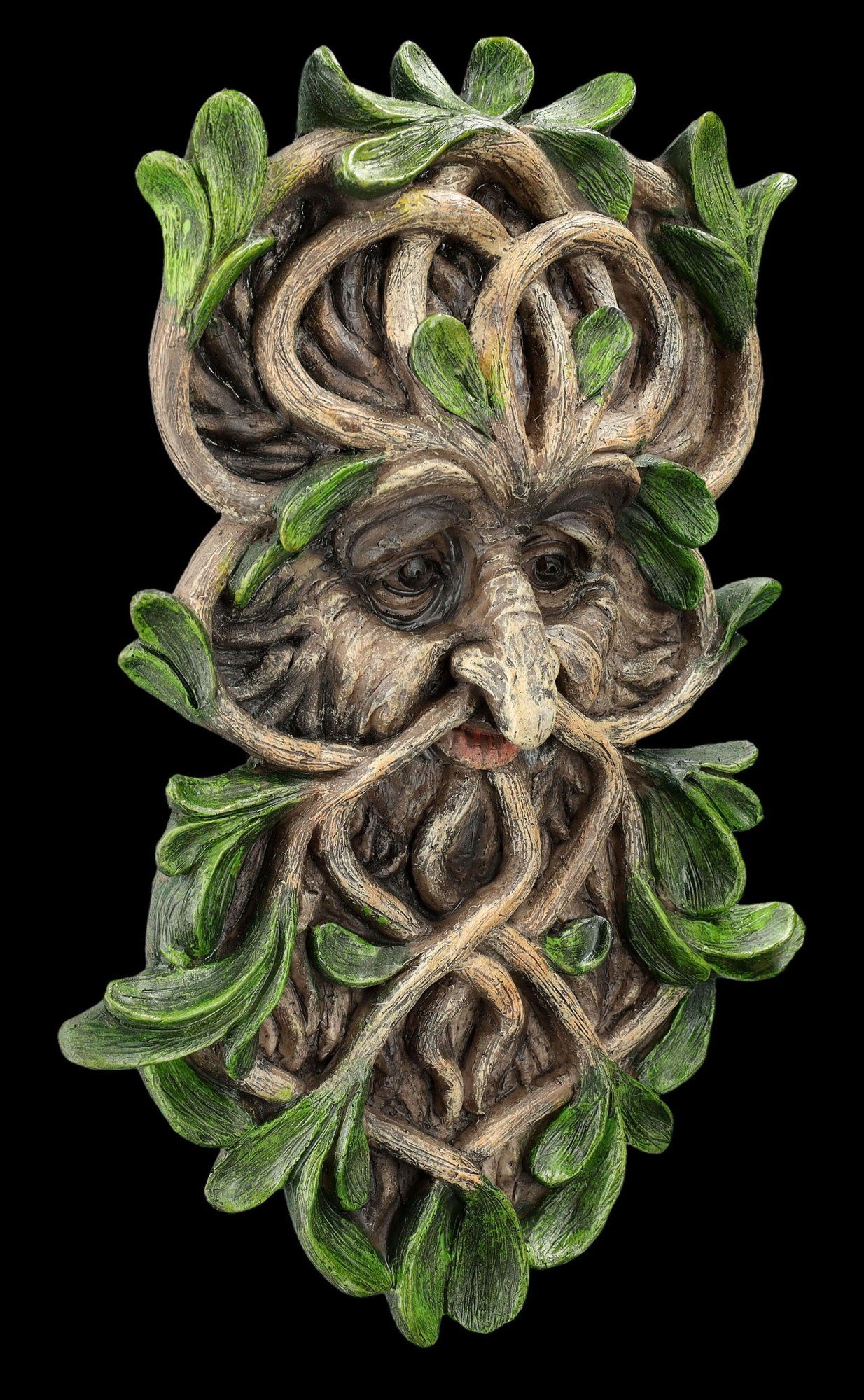 Figuren Shop GmbH Wanddekoobjekt Wandrelief - Greenman Tawnya - Wanddekorat günstig online kaufen