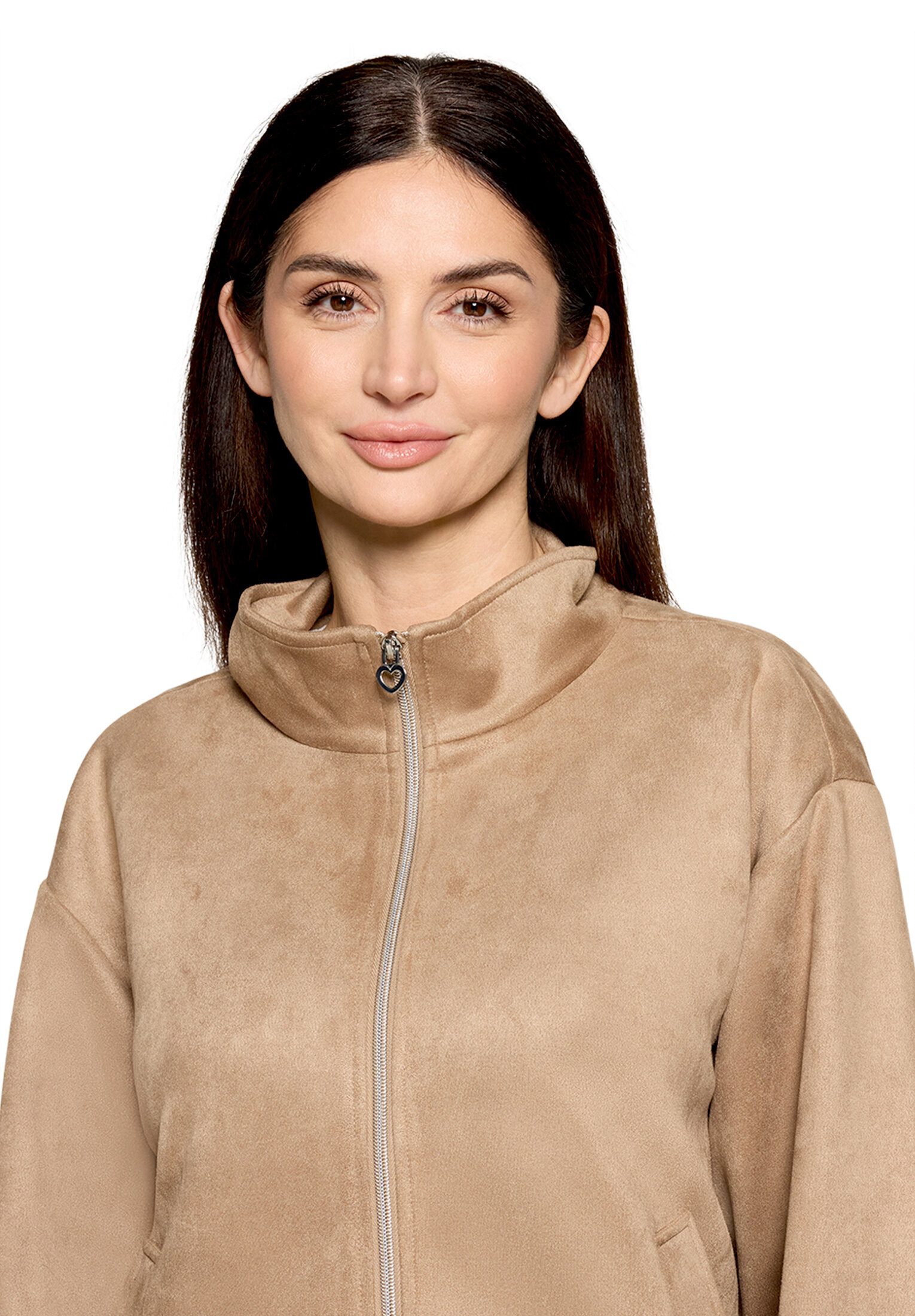 Cartoon Blouson Damen mit Eingrifftaschen