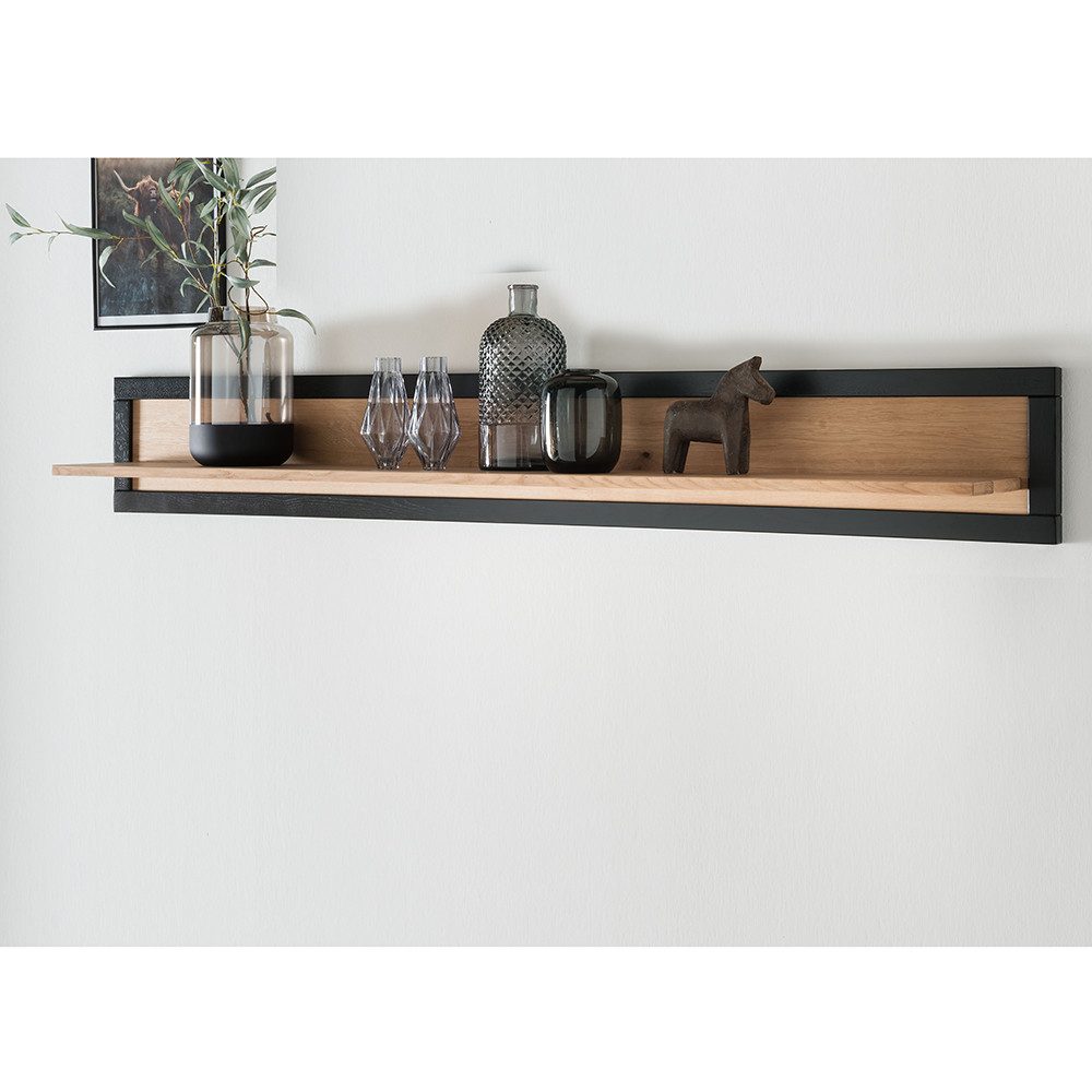 Lomadox Wandregal WINCHESTER-69, Regal 170 cm Hängeregal Wandboard modern in massiver geölter Wildeiche