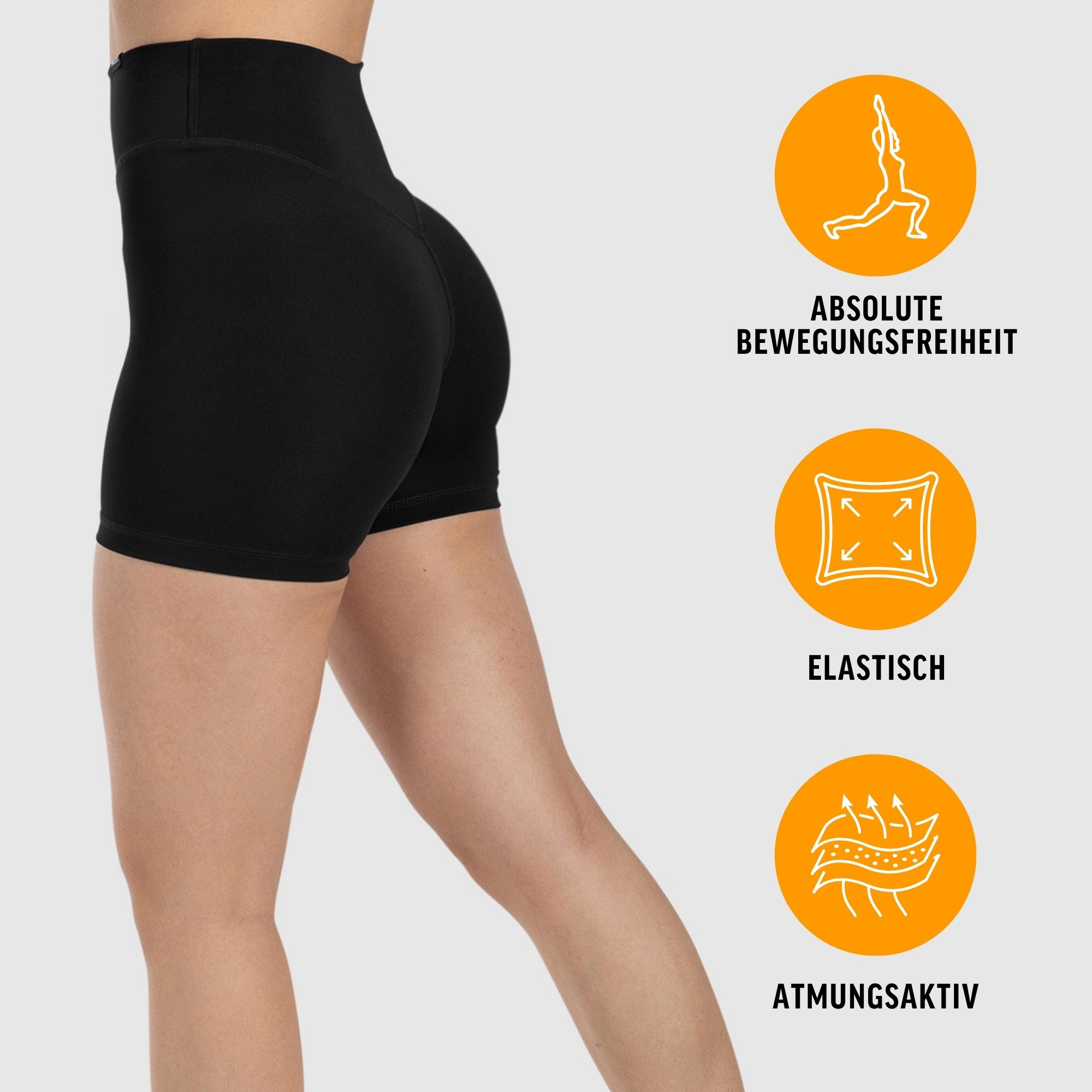 Smilodox Shorts SoftFeel Lavina, High Waist Yogashorts, atmungsaktiv & 4-We günstig online kaufen
