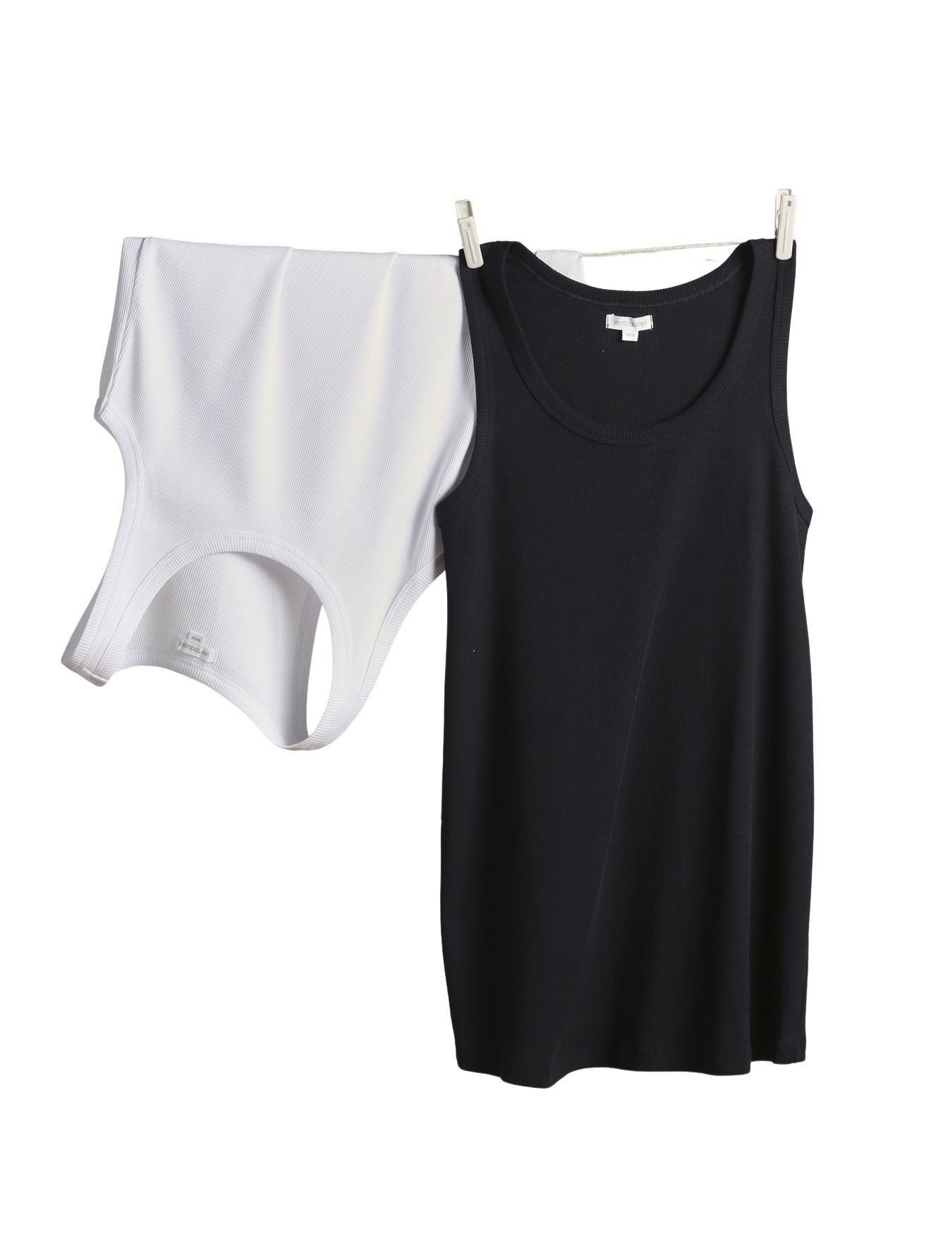 Stilltop Bio-Kollektion: 2er-Pack Umstands-Tops aus Ripp