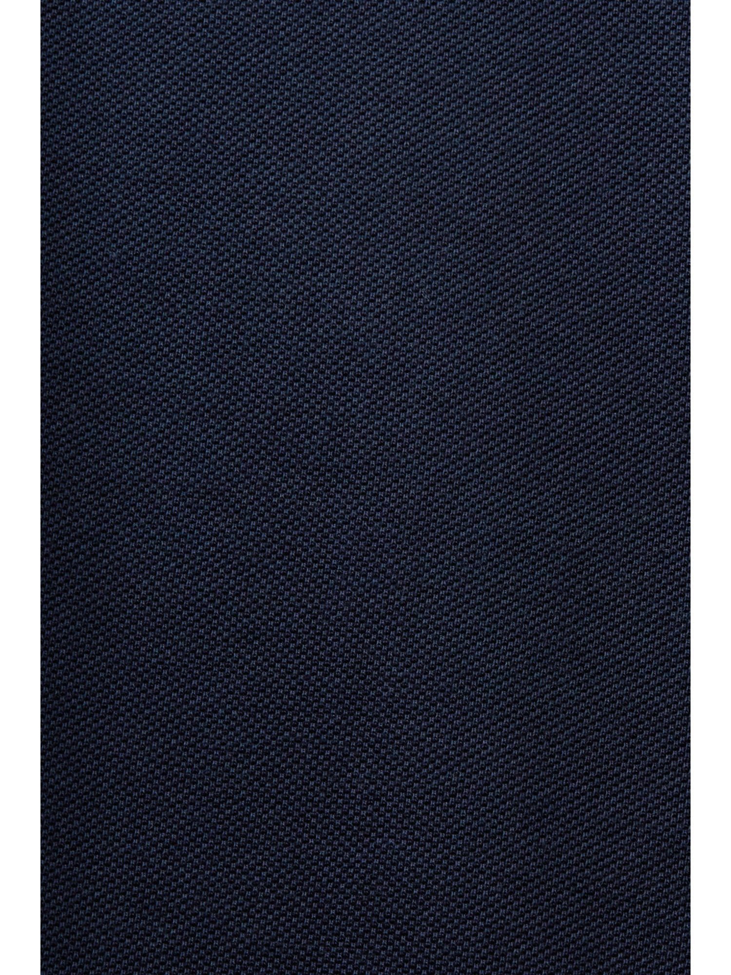 Esprit NAVY Poloshirt Baumwoll-Piqué aus Poloshirt