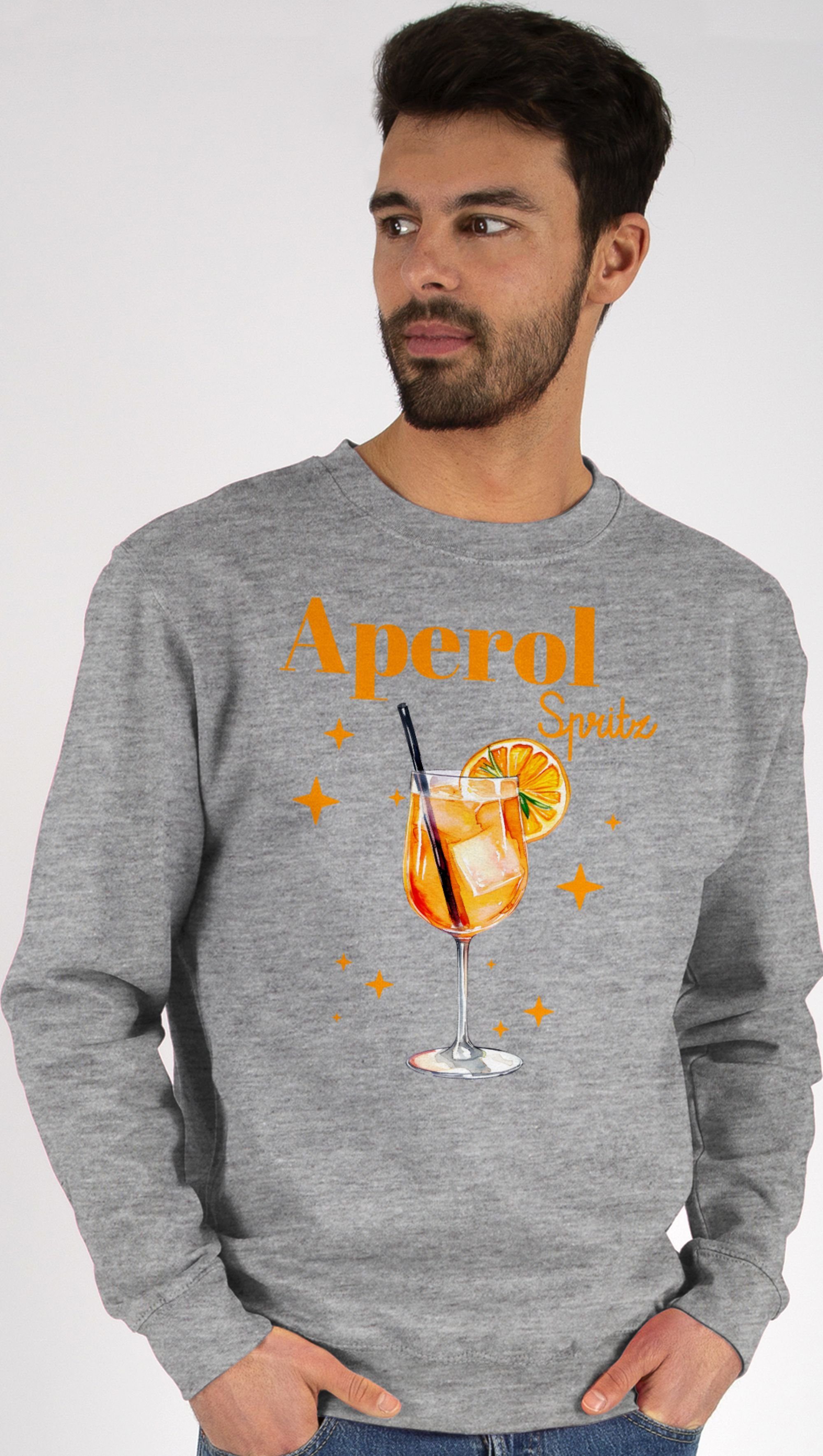 Shirtracer Sweatshirt Aperol Spritz Kostüm I Aperoli I Aperollin Freundin Spritztour (1-tlg) Karneval & Fasching