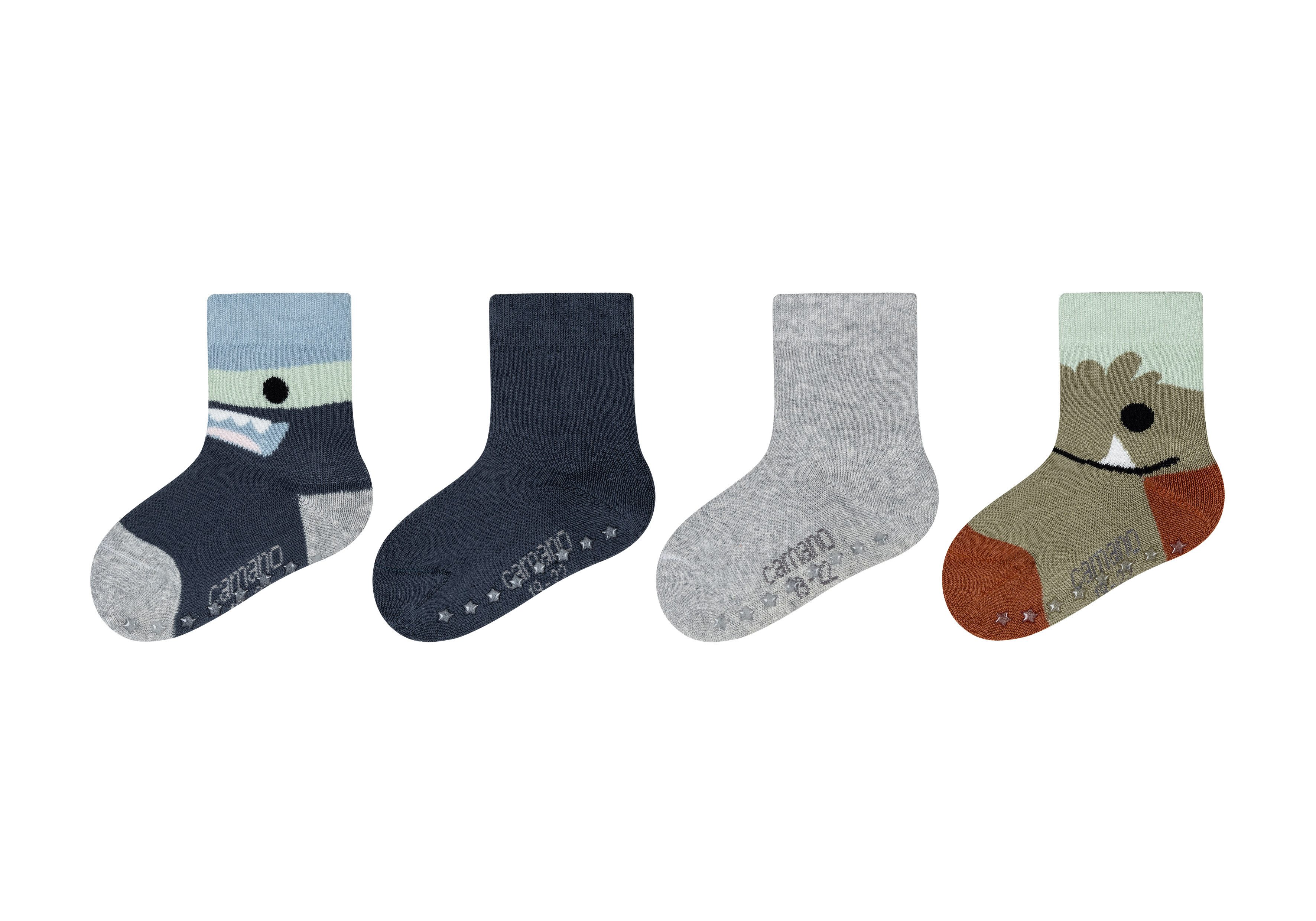 Camano Socken ca-soft (4-Paar) mit elastischem Bund