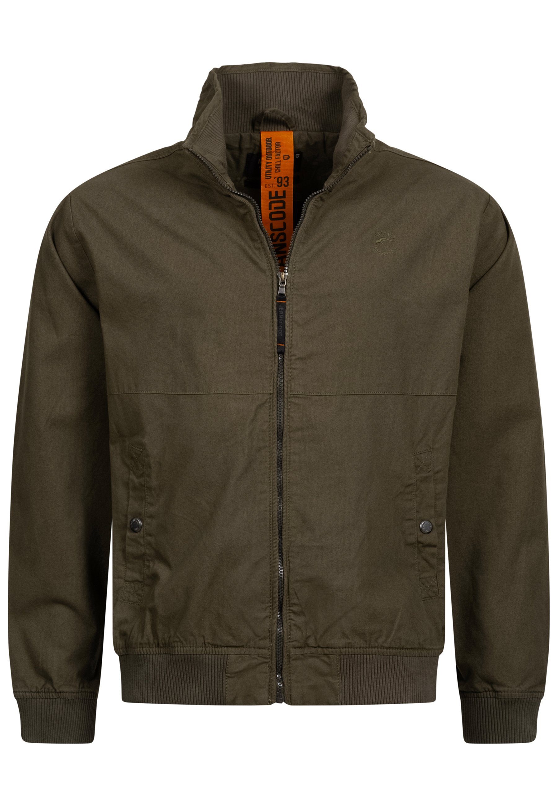 Indicode Sommerjacke Forty mit elastischen Rippbündchen günstig online kaufen