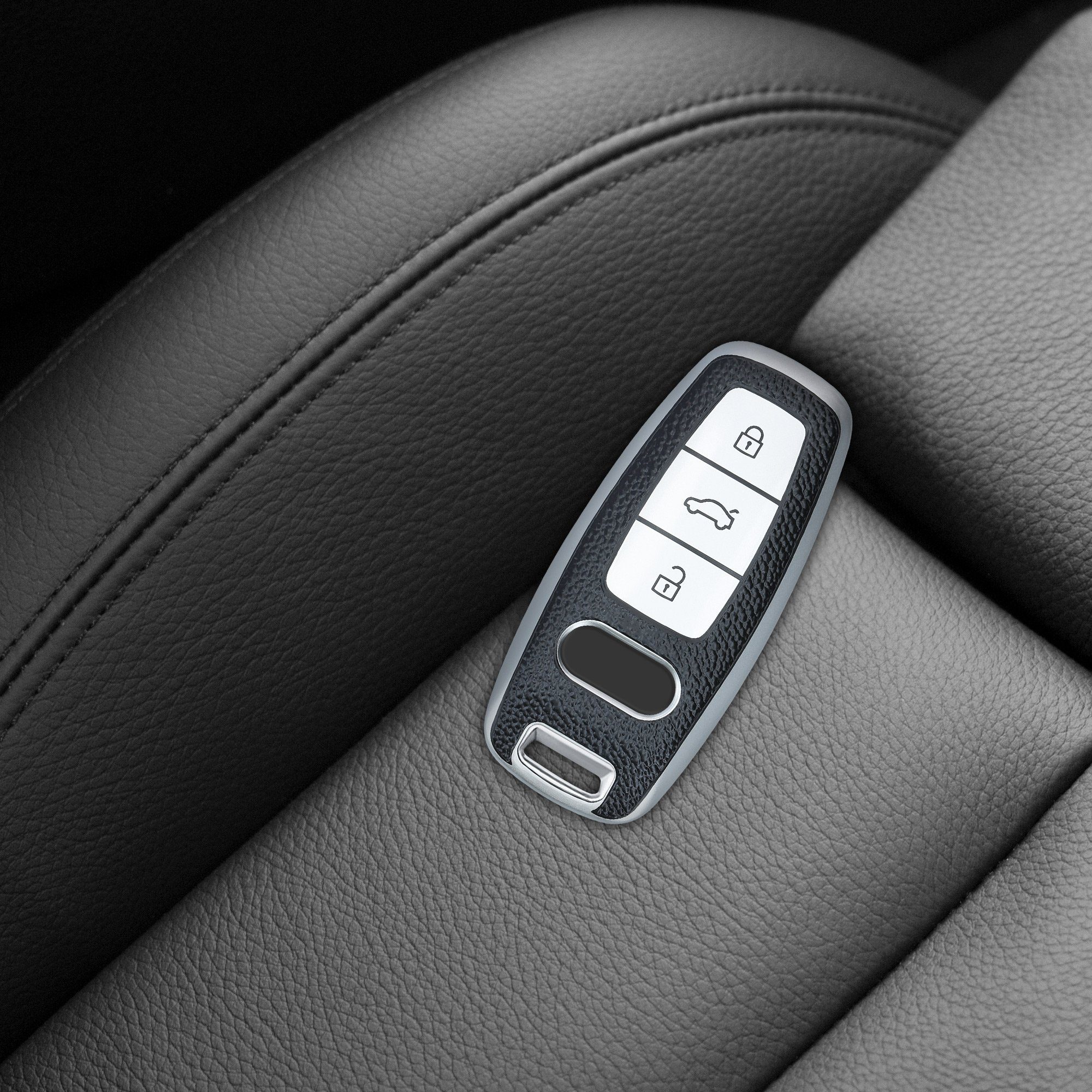 kwmobile Schlüsseltasche Autoschlüssel Hülle für Audi A6 A7 A8 Q7 Q8 (1-tlg günstig online kaufen