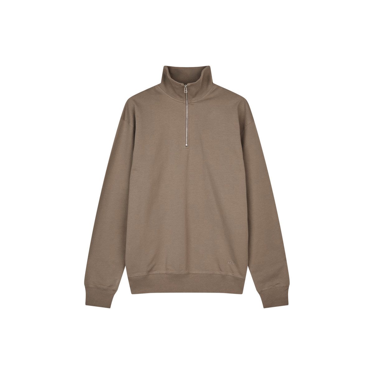 MADS NORGAARD COPENHAGEN Sweatshirt Light Terry Hans Half zip Herren Pullover, Shirt, Sweater, Langarmshirt, Dress