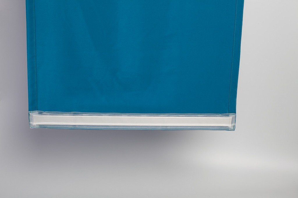 Raffrollo Raffrolloband mit 44 mm Breite: / 2 Taschen, transparent Zugschnur Meter / rewagi, Verkaufseinheit: Farbe: L051, Gardinenbänder 