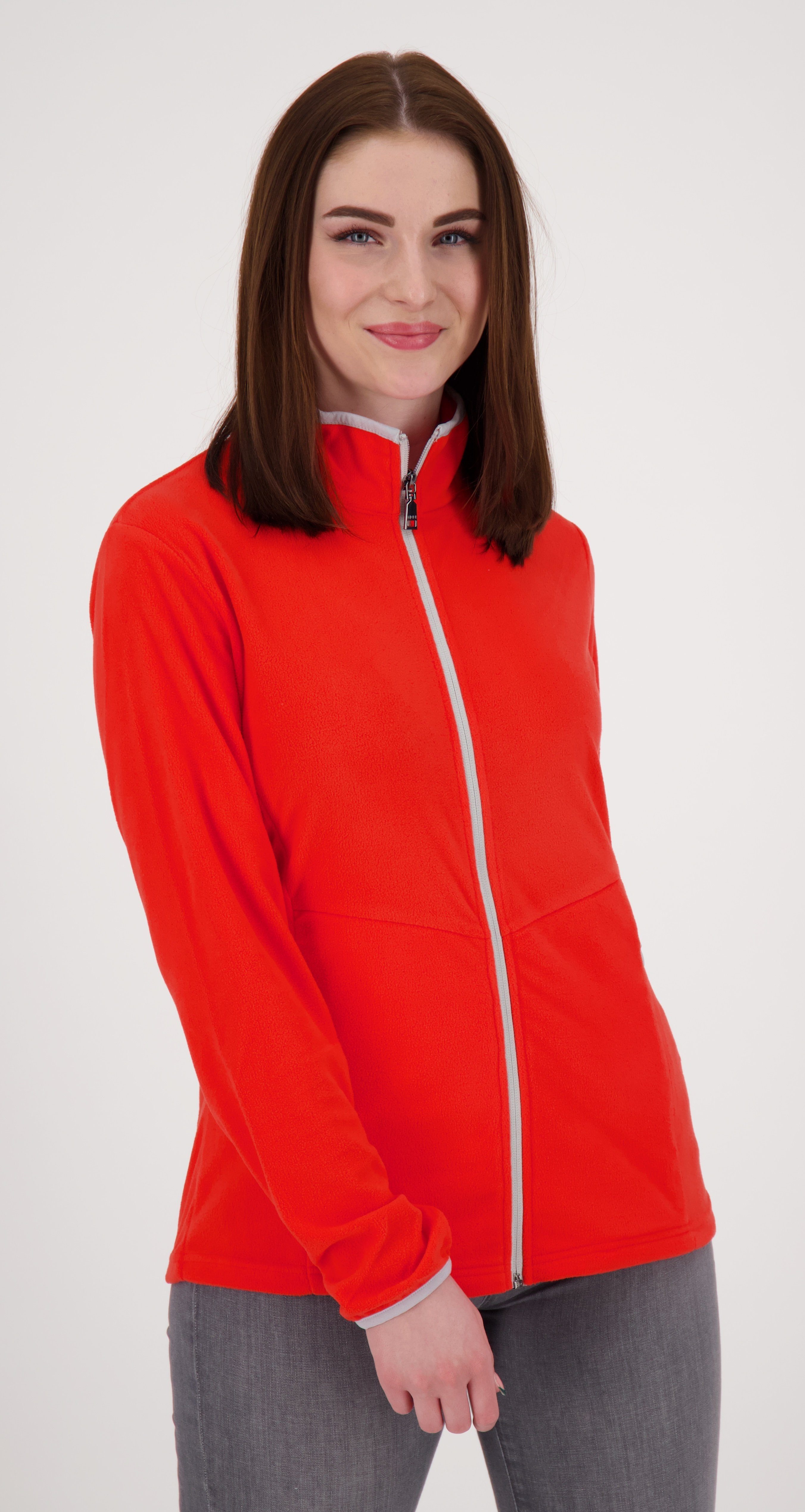 DEPROC Active Fleecejacke DECORAH IV CS WOMEN auch in Großen Größen erhältlich poppy red