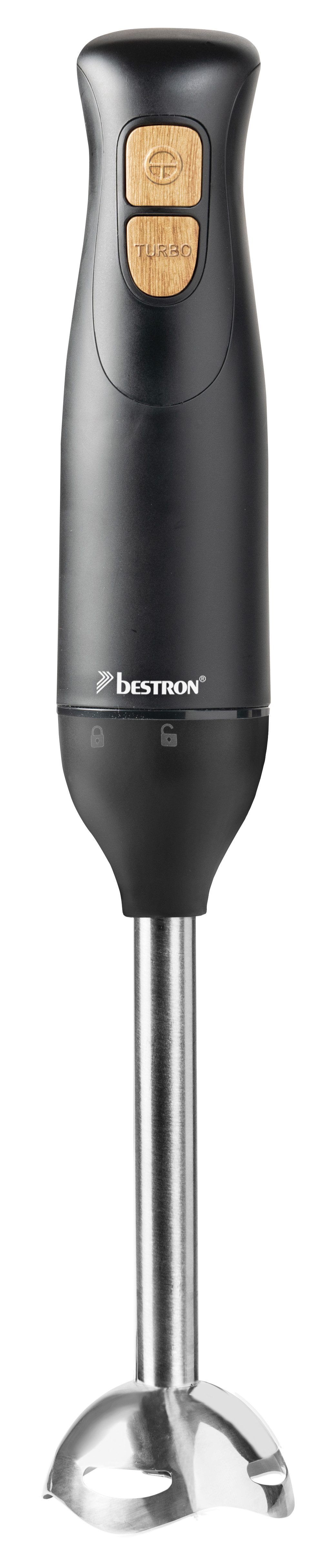 bestron Блендеры ASM600BW, 600 W, Ergonomischer Griff, Kompakt, Leicht, Spülmaschinenfest, BPA-frei