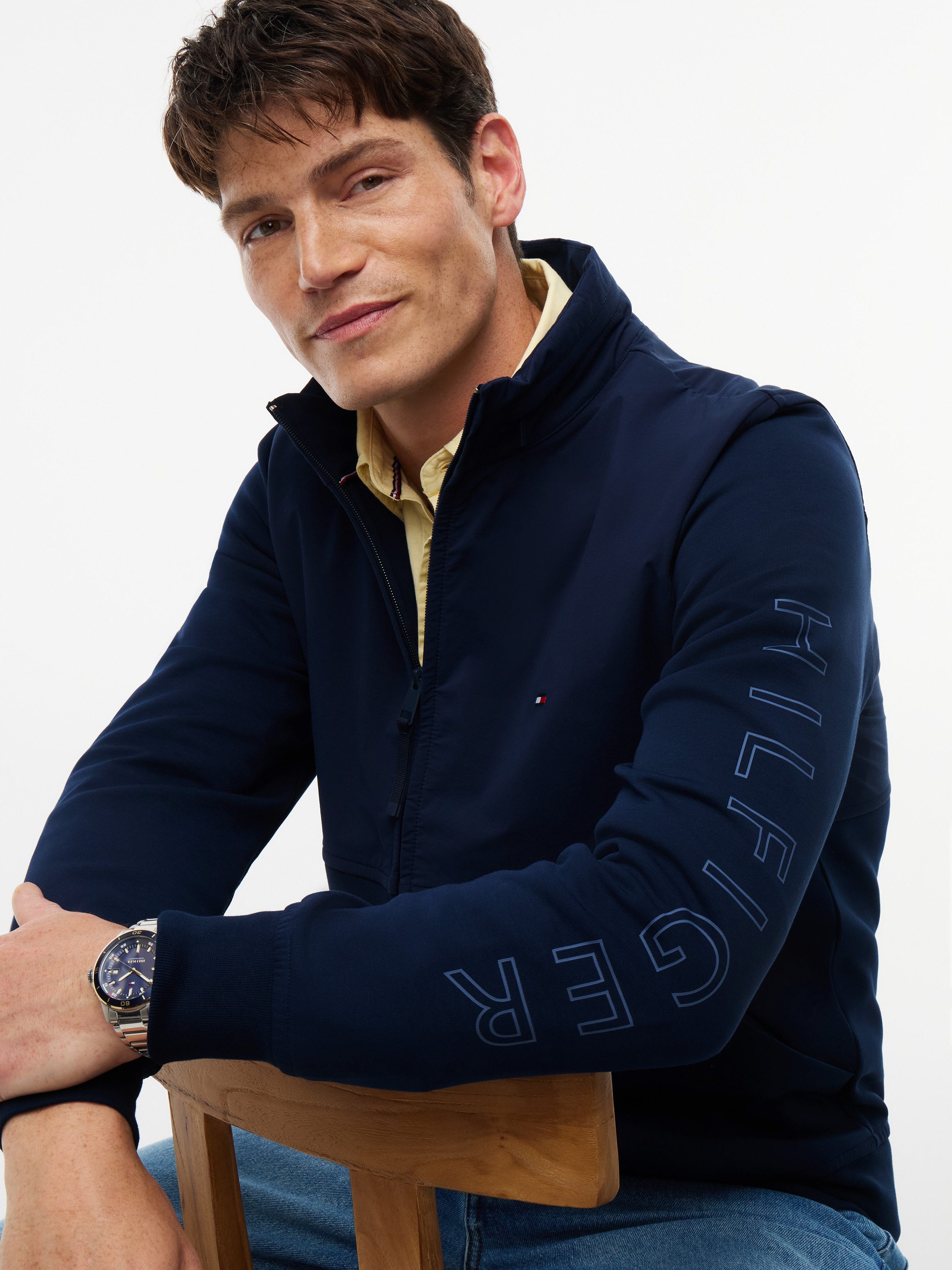 Tommy Hilfiger Sweatjacke PERFORMANCE GRAPHIC ZIP THROUGH
