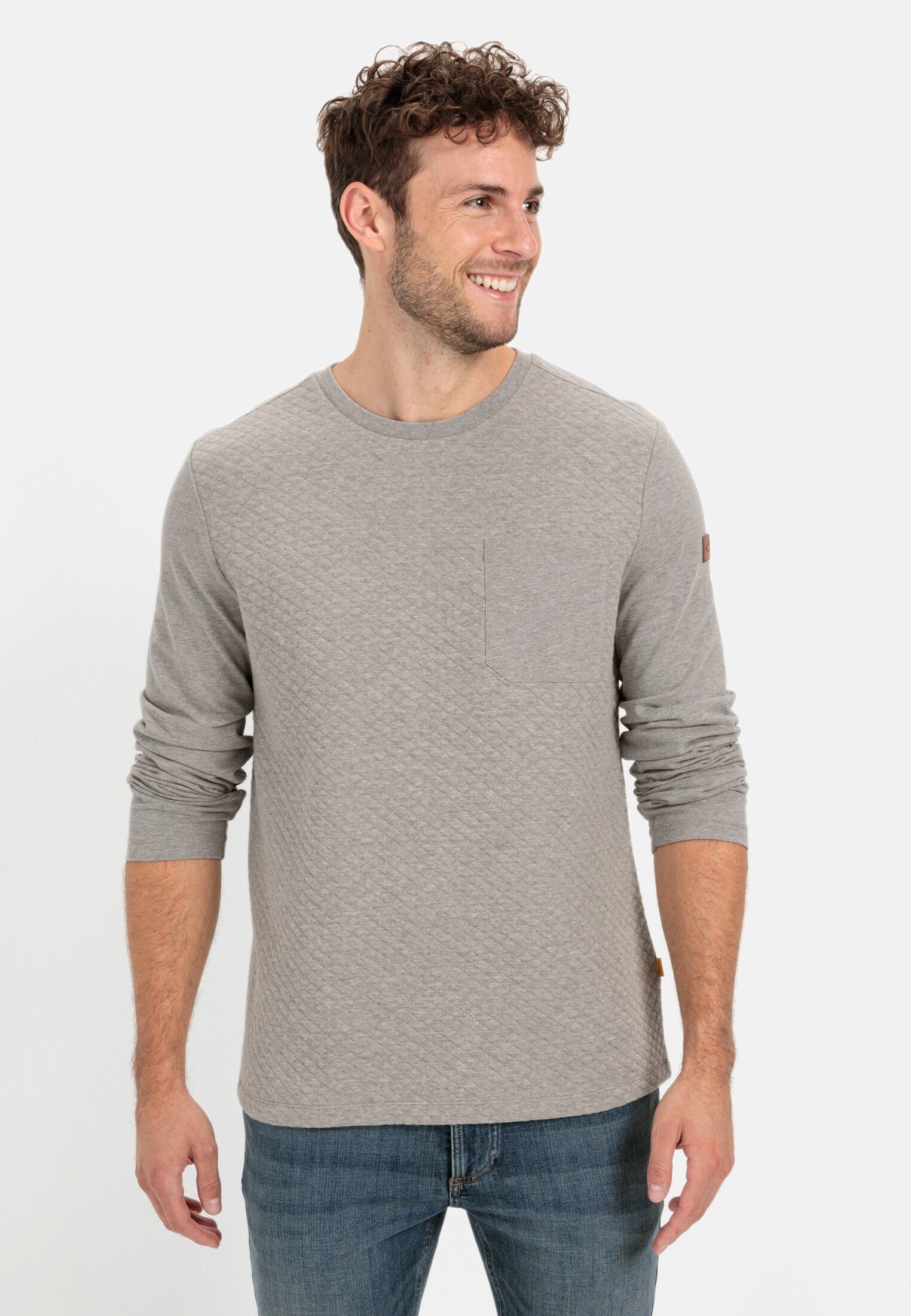 Langarmshirt mit Brusttasche