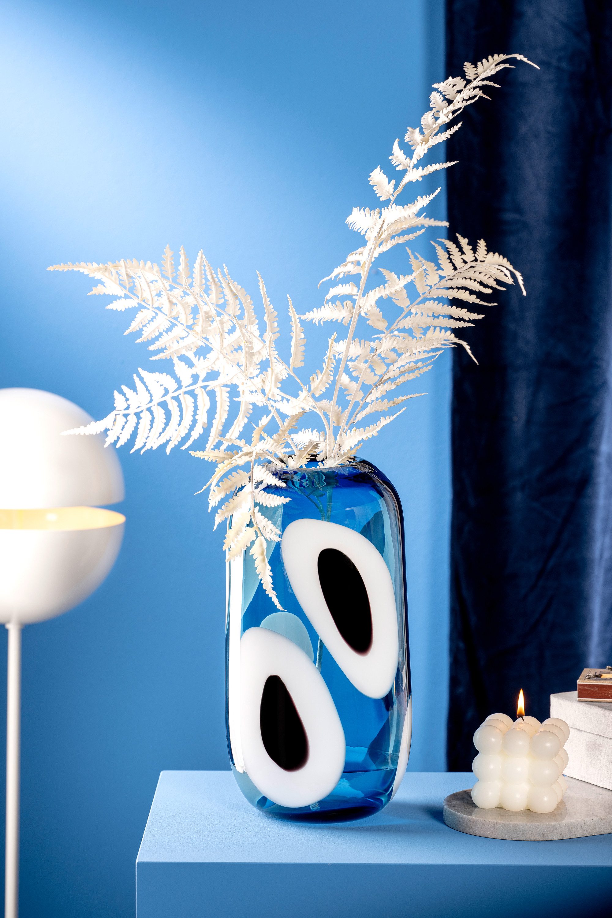 LEONARDO Dekovase Vase OCCHI BLU (1 günstig online kaufen