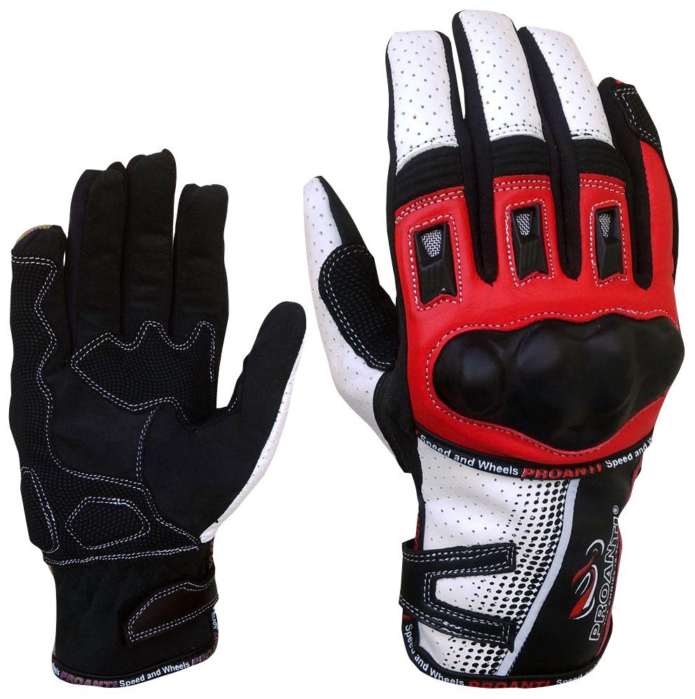 PROANTI Motorradhandschuhe aus Leder/Textil, für den günstig online kaufen