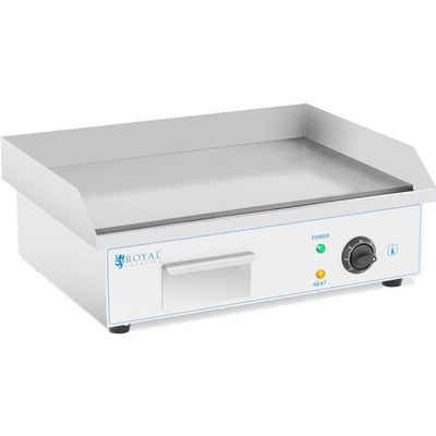 Royal Catering Elektrogrill Elektro Grillplatte glatt 3000 W Gastrogrill elektrisch universal 55 x, 3000 W