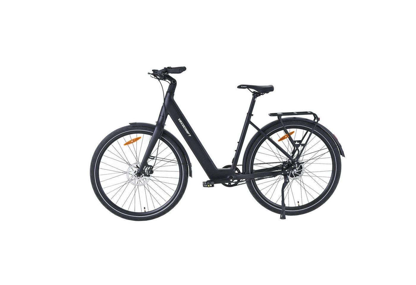 Thumbnail - VECOCRAFT E-Bike Cityrad LUNA 2.0, 360Wh, 100km, 28Zoll, speed Riemenantrieb, 1 Gang, Heckmotor, 360 Wh, Bis 145 kg bela...