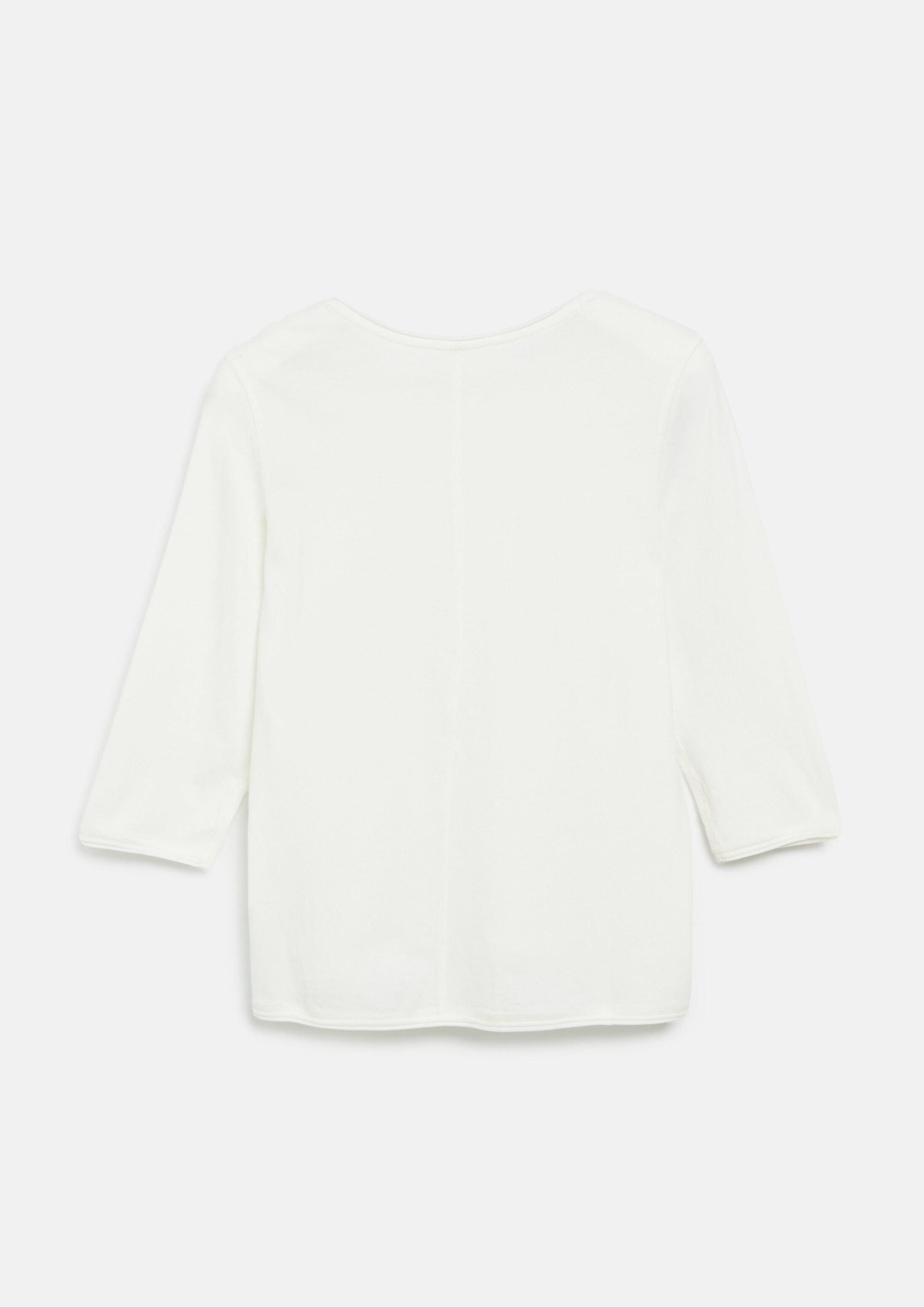 s.Oliver 3/4-Arm-Shirt T-Shirt T-Shirt mit Rollkante im Relaxed Fit