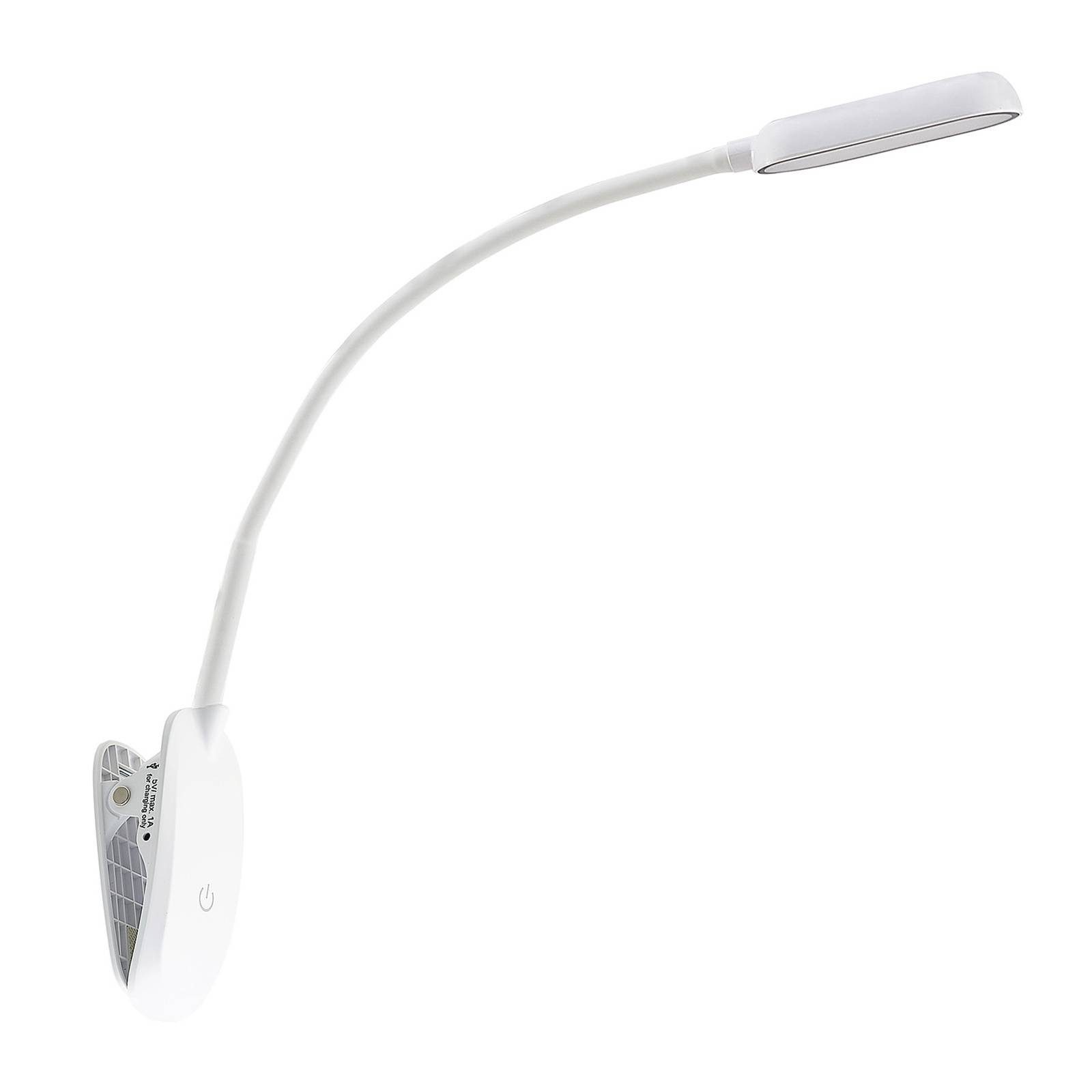 Prios Klemmleuchte Najari, Enthalten, 1 x 4 W LED, universalweiß