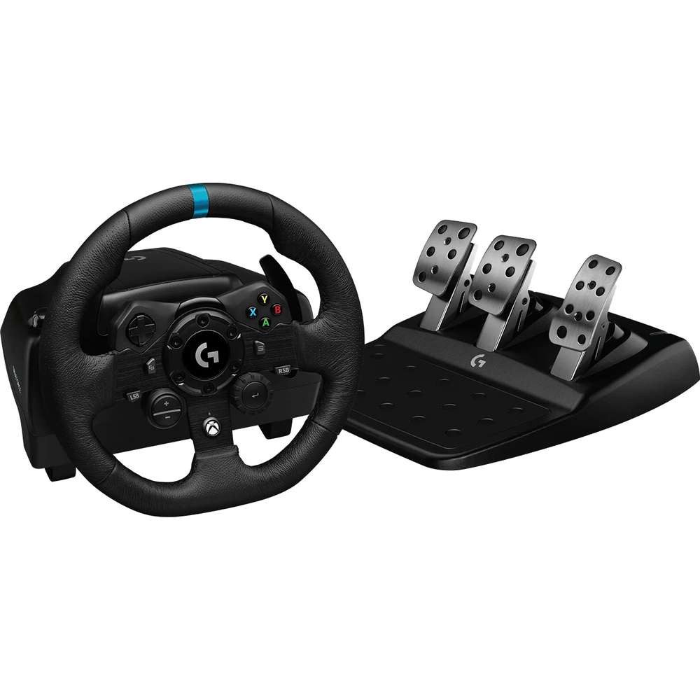 Logitech Logitech G G923 Schwarz USB 2.0 Lenkrad + Pedale Analog / Digital PC Gaming-Pedale