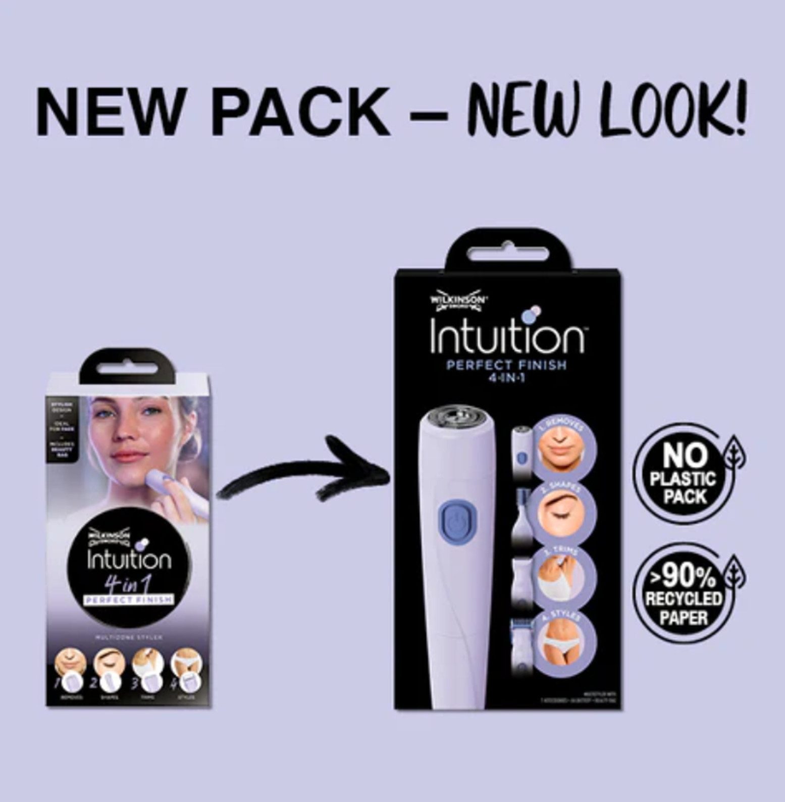 Wilkinson Körperrasierer Intuition, 4-tlg.