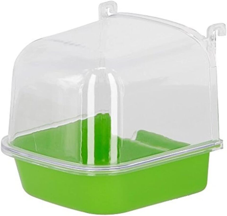 Kerbl Vogelhaus Bad halbrund, 15 x 14 cm (Sortierte Farben)