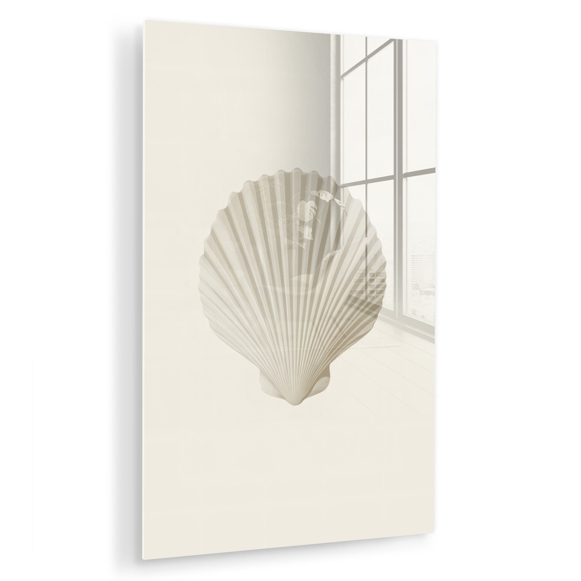 MuchoWow Acrylglasbild Muschel - Minimalistisch - günstig online kaufen