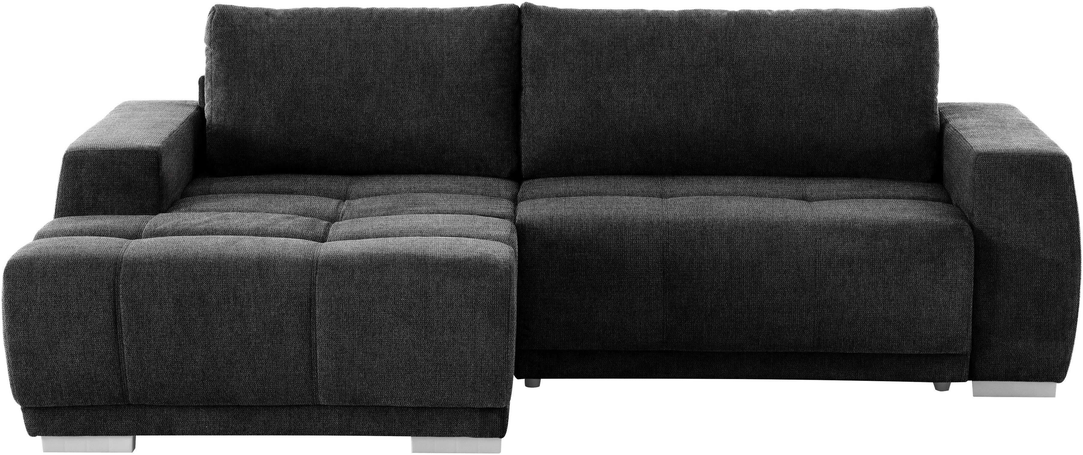 Home affaire Ecksofa Bolero L-Form, B: 241 cm, Couch & Wohnlandschaft, optional Bettfunktion & Bettkasten