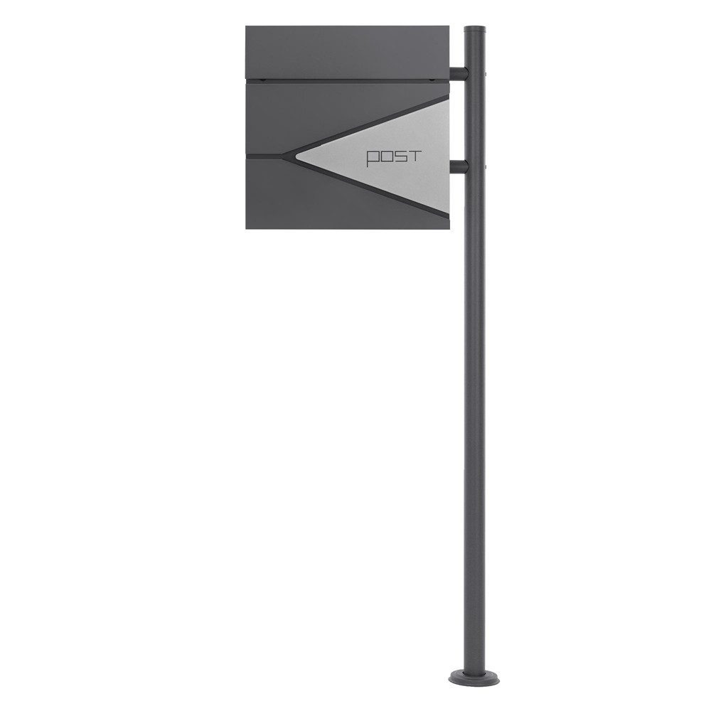 ML-DESIGN Standbriefkasten Briefkasten Postkasten mit Zeitungsfach, günstig online kaufen