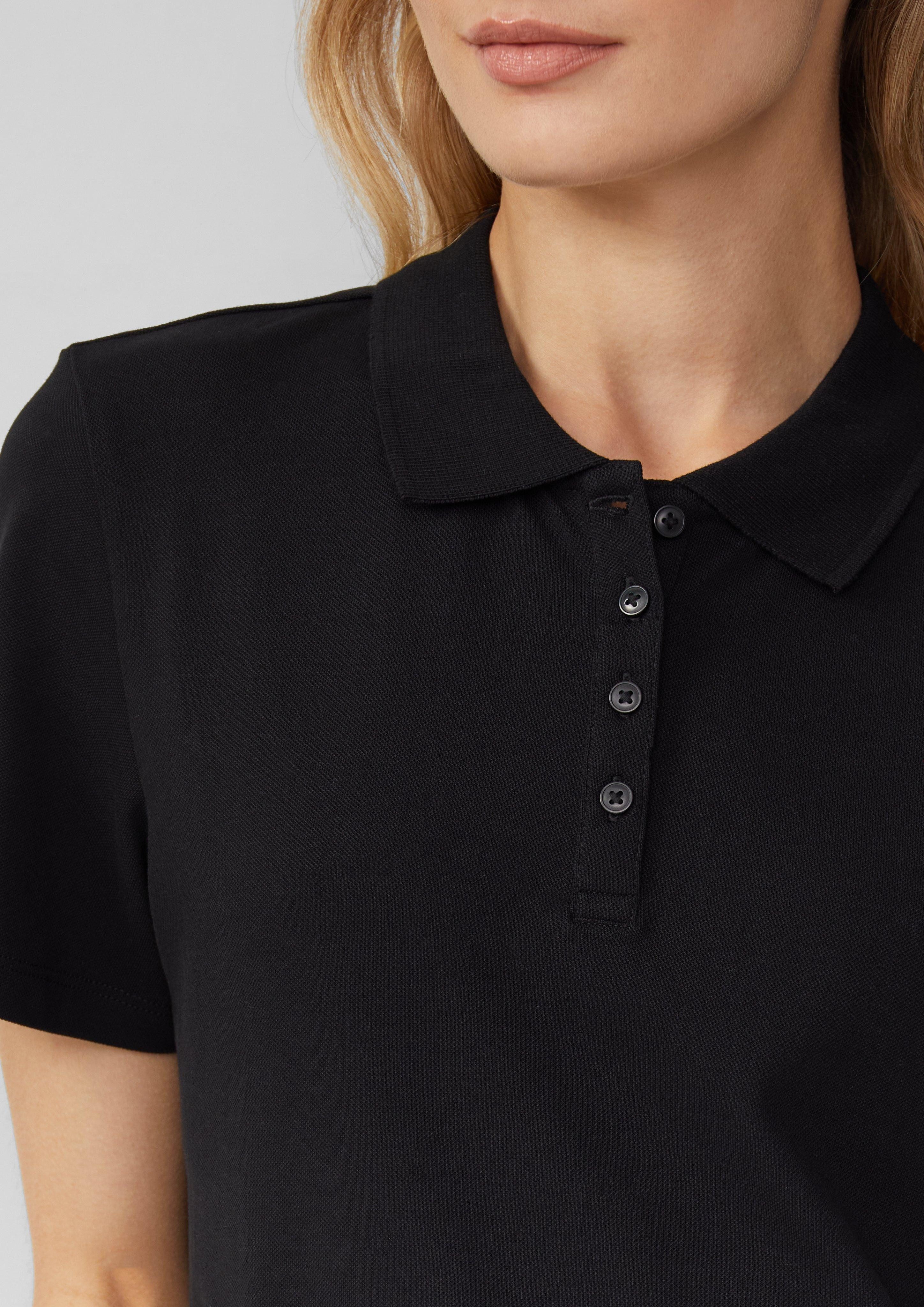 s.Oliver Poloshirt Verkürztes Poloshirt aus Baumwollpiqué günstig online kaufen