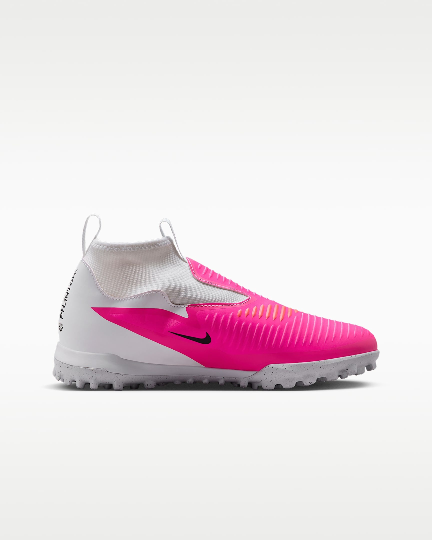 Nike JR PHANTOM 6 HIGH ACAD TF T Fußballschuh Ideal für den Einsatz auf kurzen Kunstrasenplätzen, für Jugendliche