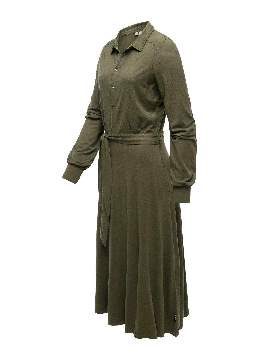 Ragwear Hemdblusenkleid Ragwear Plantee Dress (1-tlg) Blusenkragen, Taillengürtel, Seitentaschen