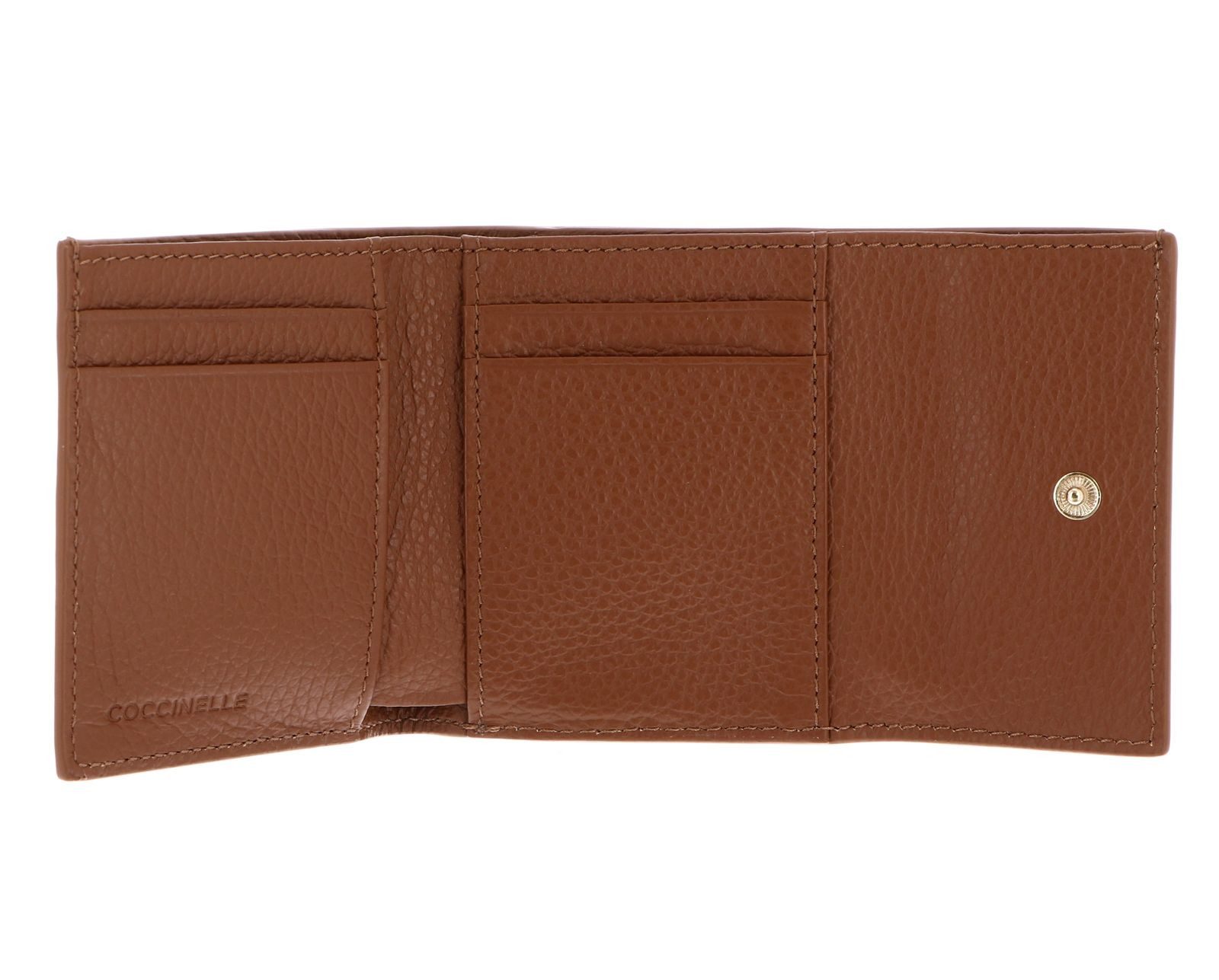 COCCINELLE Geldbörse Wallet Grained Leather, aus echtem Rindsleder mit RFID-Blocker Schutz