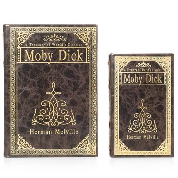 Moritz Etui Buchattrappe Moby Dick Wal verziert irrelevant, Buch Safe Box Schatulle Buchhülle Geldversteck Buchtresor