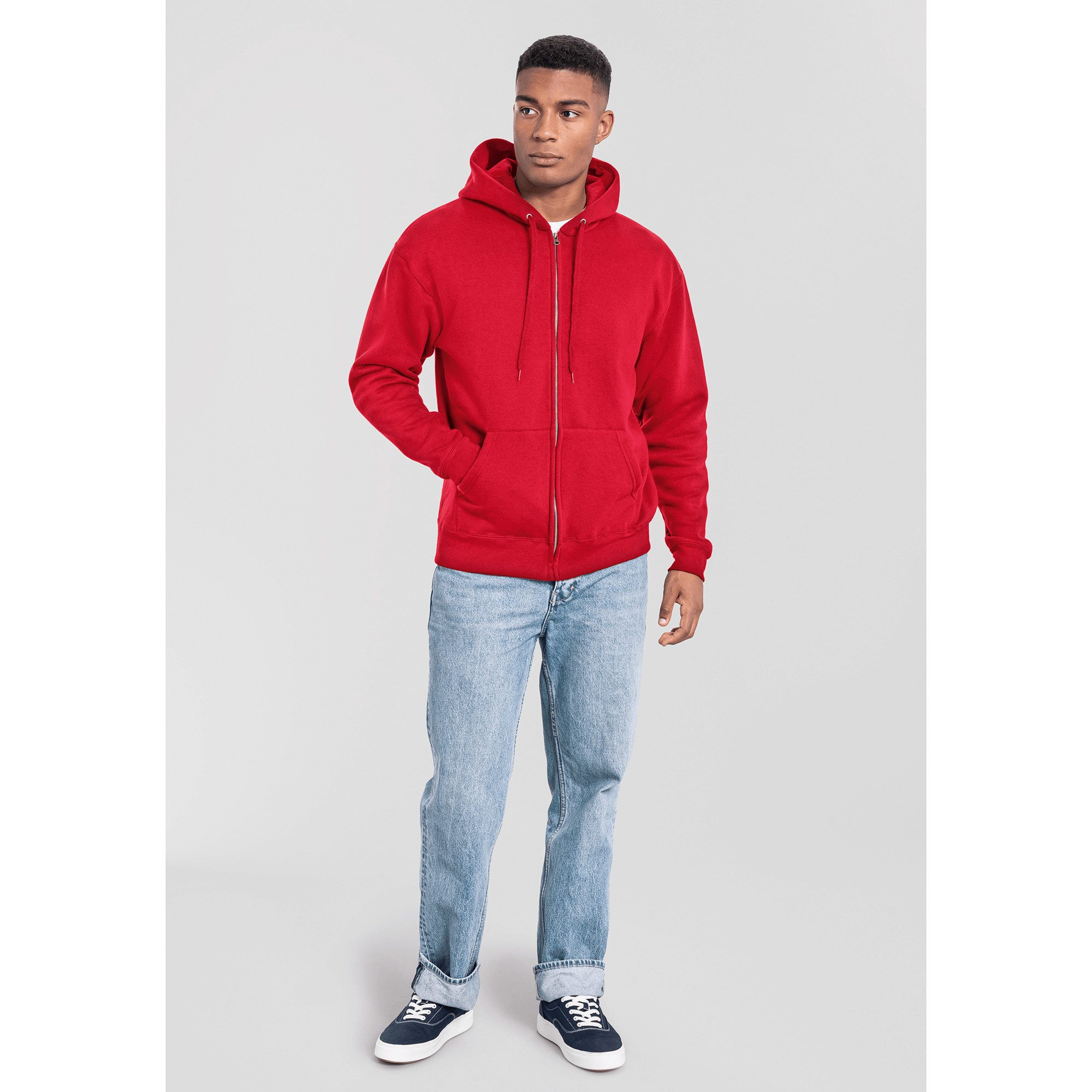 Fruit of the Loom Sweatjacke Iconic Premium Kapuzen Sweatjacke – Bild 5 von 5