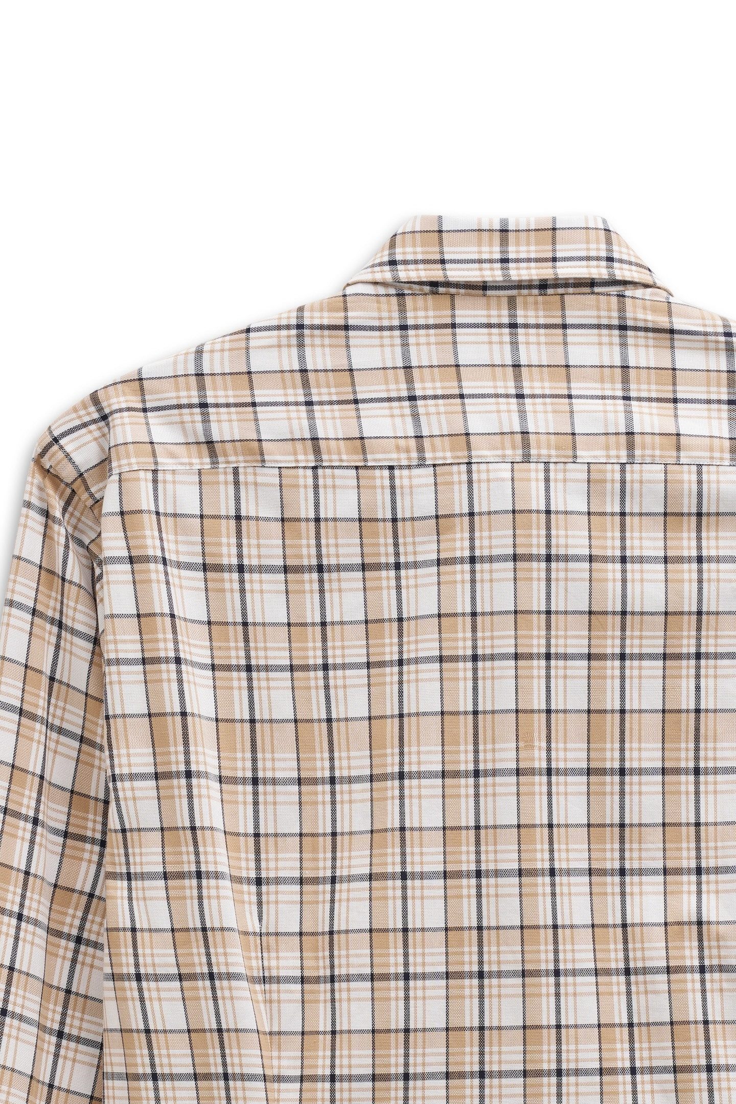 bugatti Langarmhemd Modern Fit kariert mit Brusttasche & Easy-Care