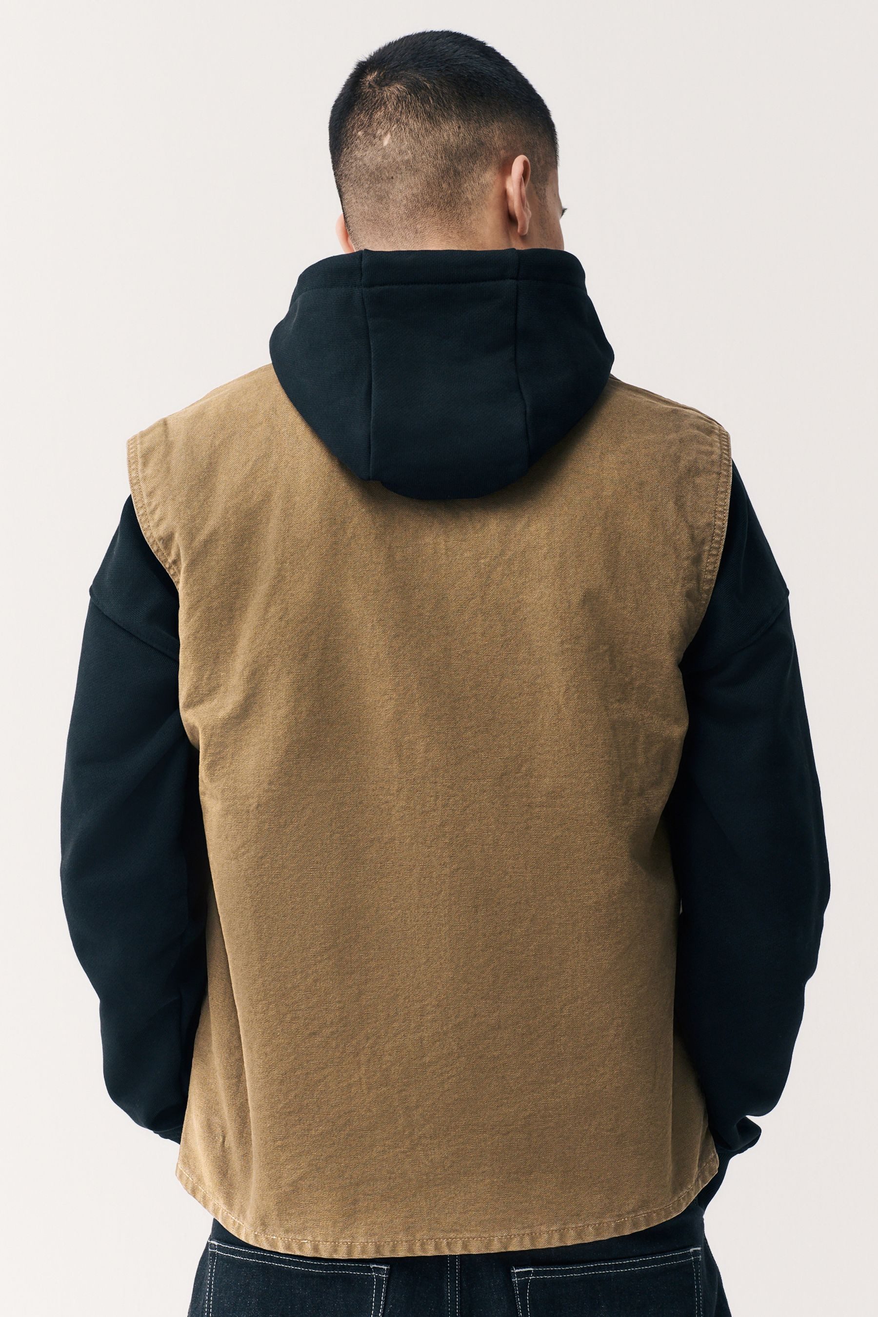 Next Steppweste Canvas-Gilet im Workwear-Stil (1-tlg) günstig online kaufen