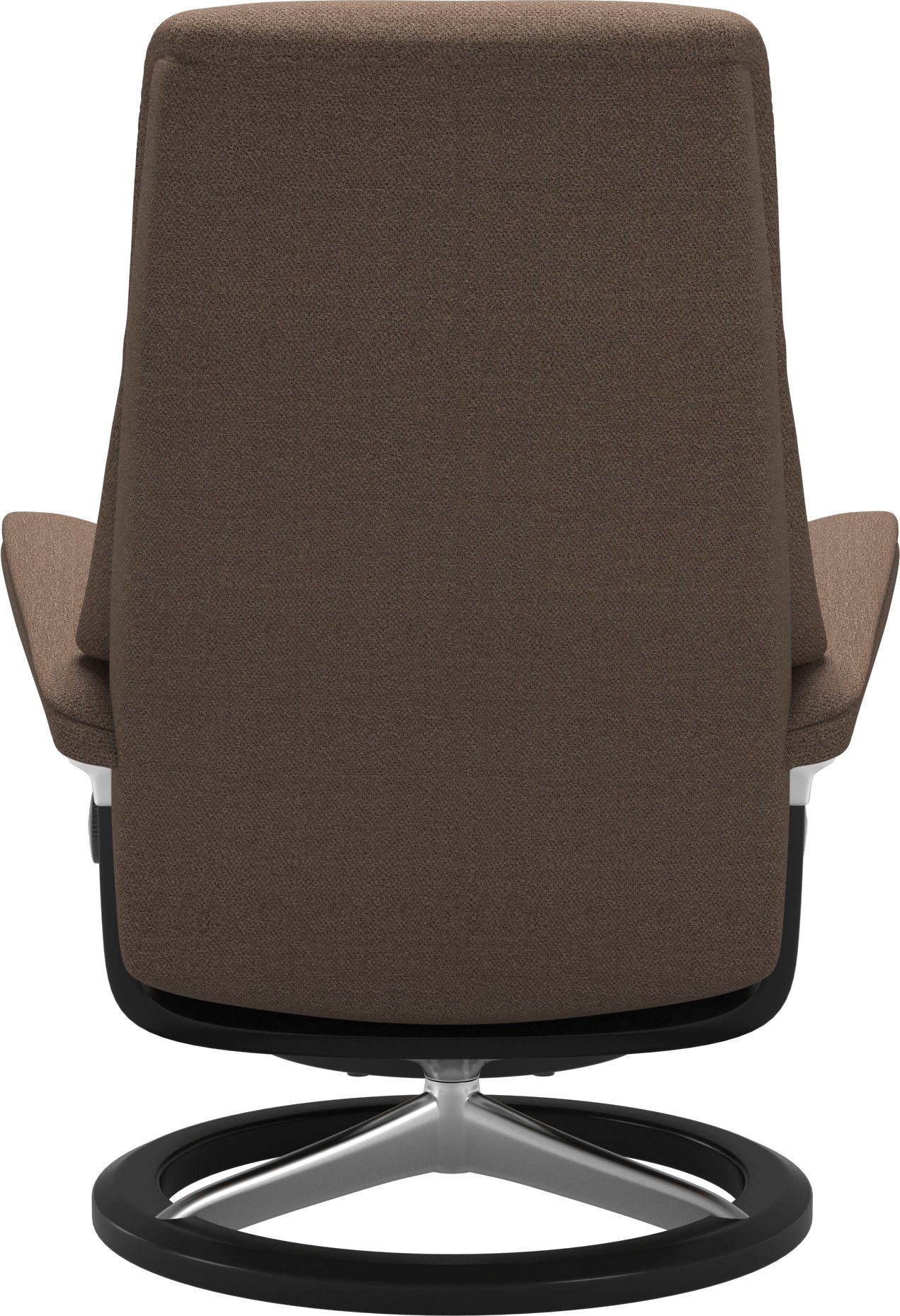 Stressless® Relaxsessel View (Set, mit L,Gestell Hocker), Schwarz Größe Relaxsessel Signature mit Base