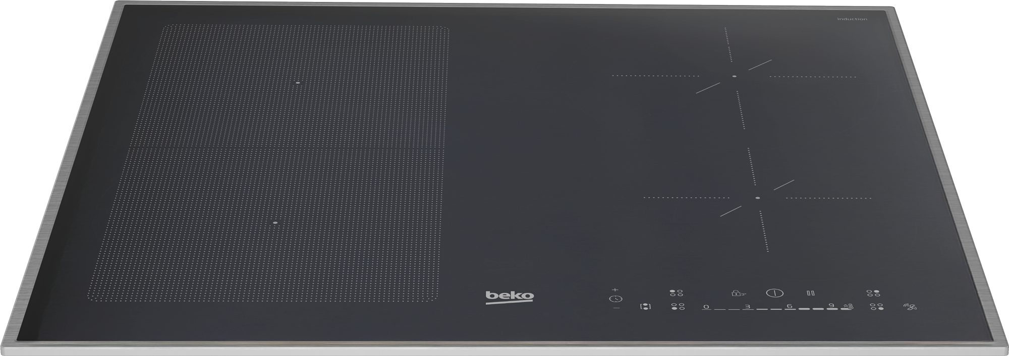 BEKO Flex-Induktions-Kochfeld HII64601AFTX, Stop&Go – Pause drücken und später genau dort weitermachen