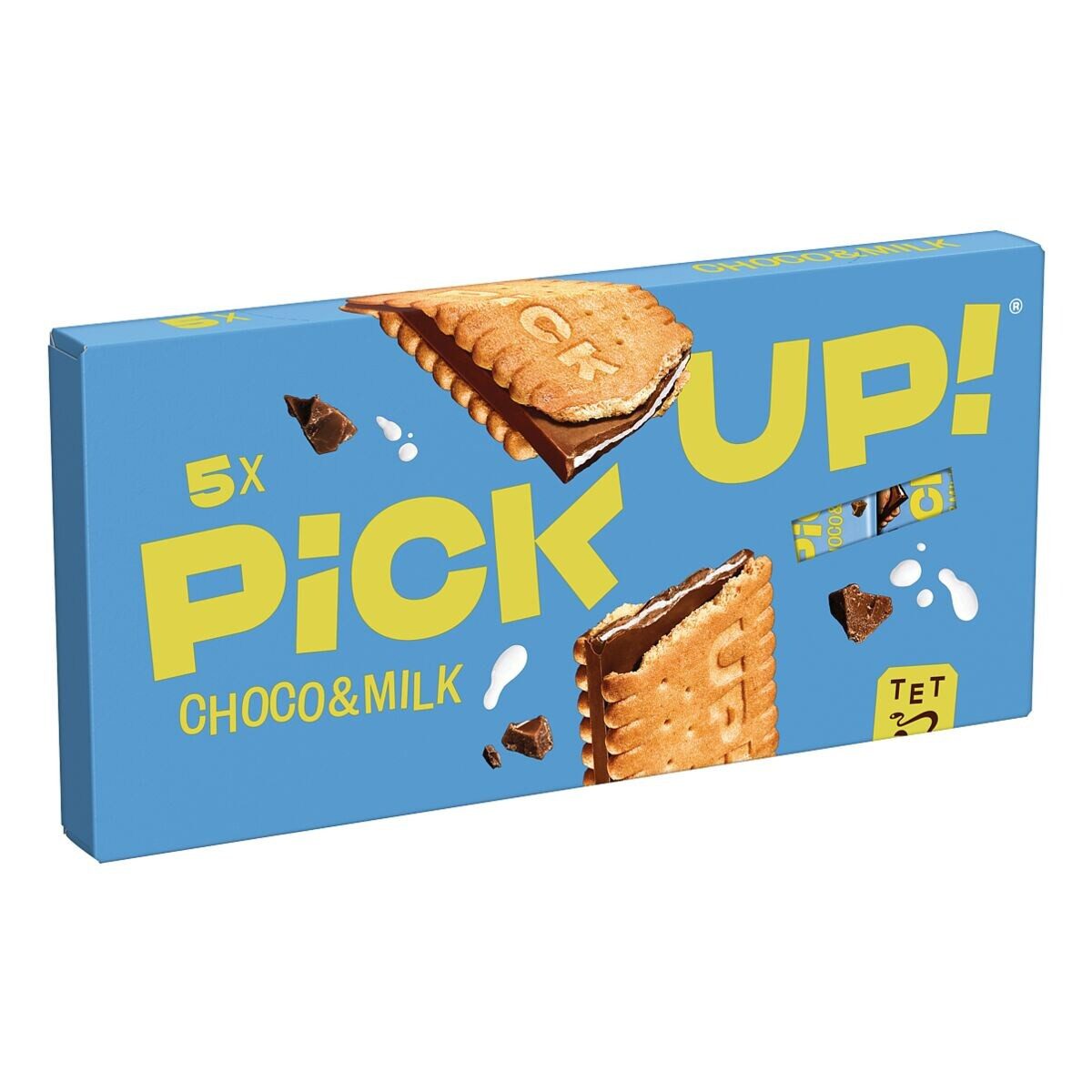 PICK UP! Kekse PICK UP! Choco & Milk, Doppelkeksriegel 5er-Pack